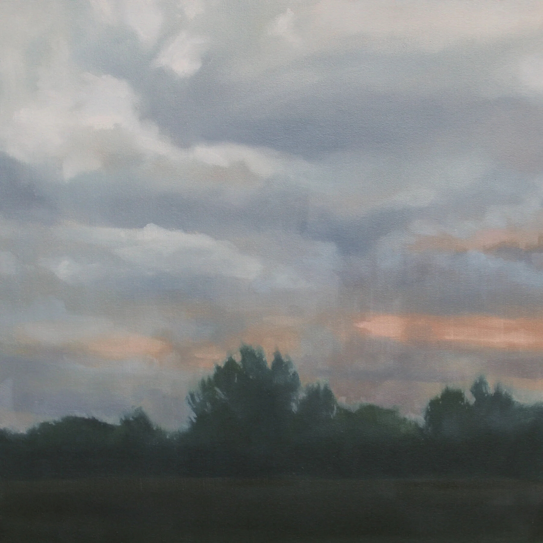 Darkest Days, 24x24 inches