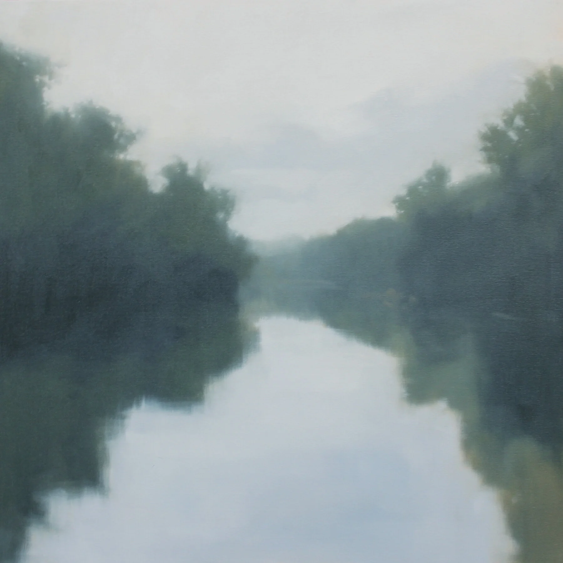 River Escape, 24x24 inches