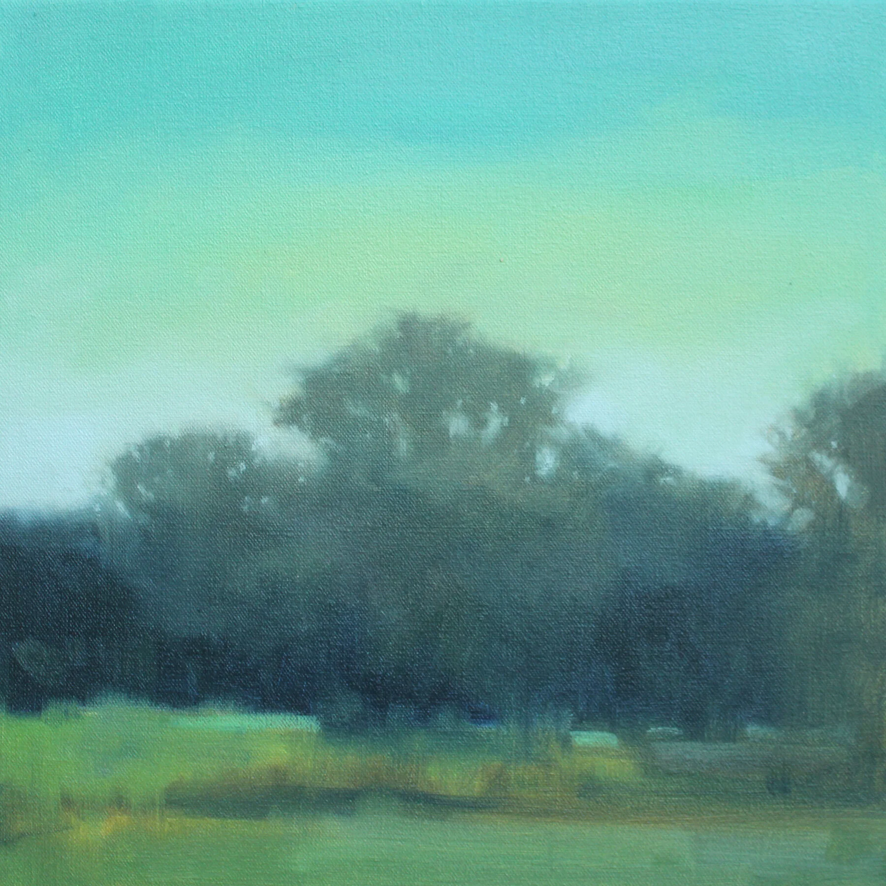 Blue Dusk (Study), 12x12 inches