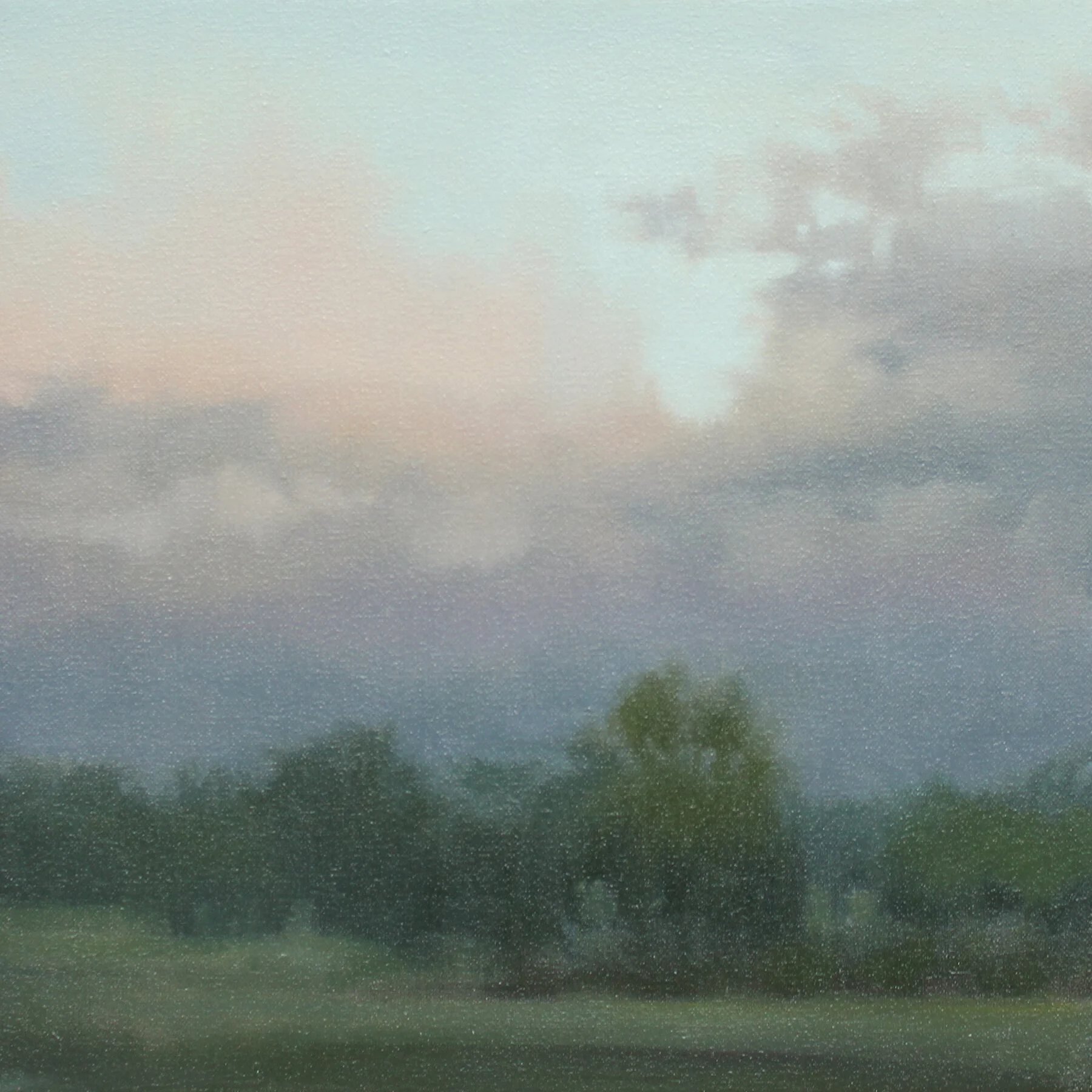 Dusk Rising (Study), 12x12 inches
