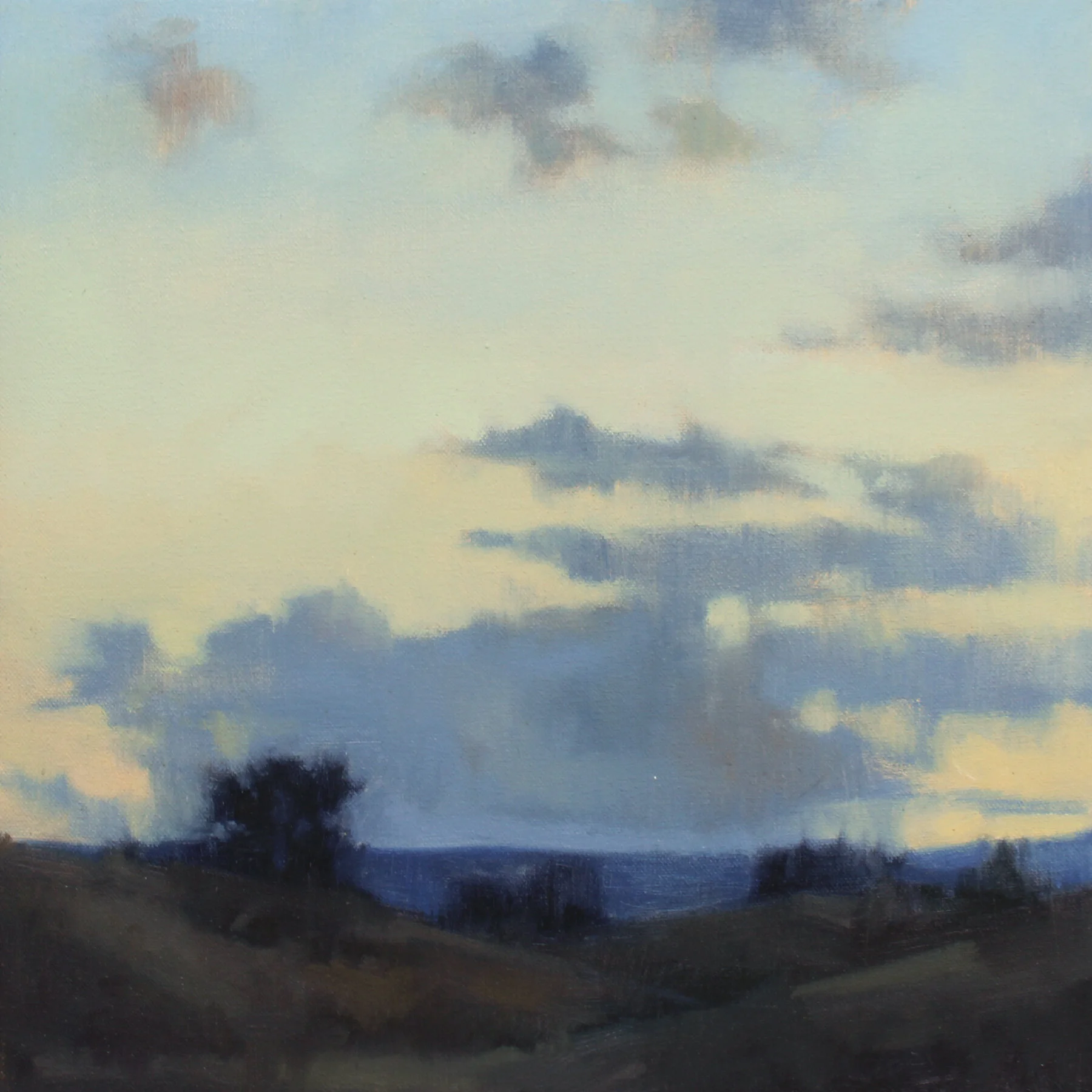 Silent Evening (Study), 12x12 inches