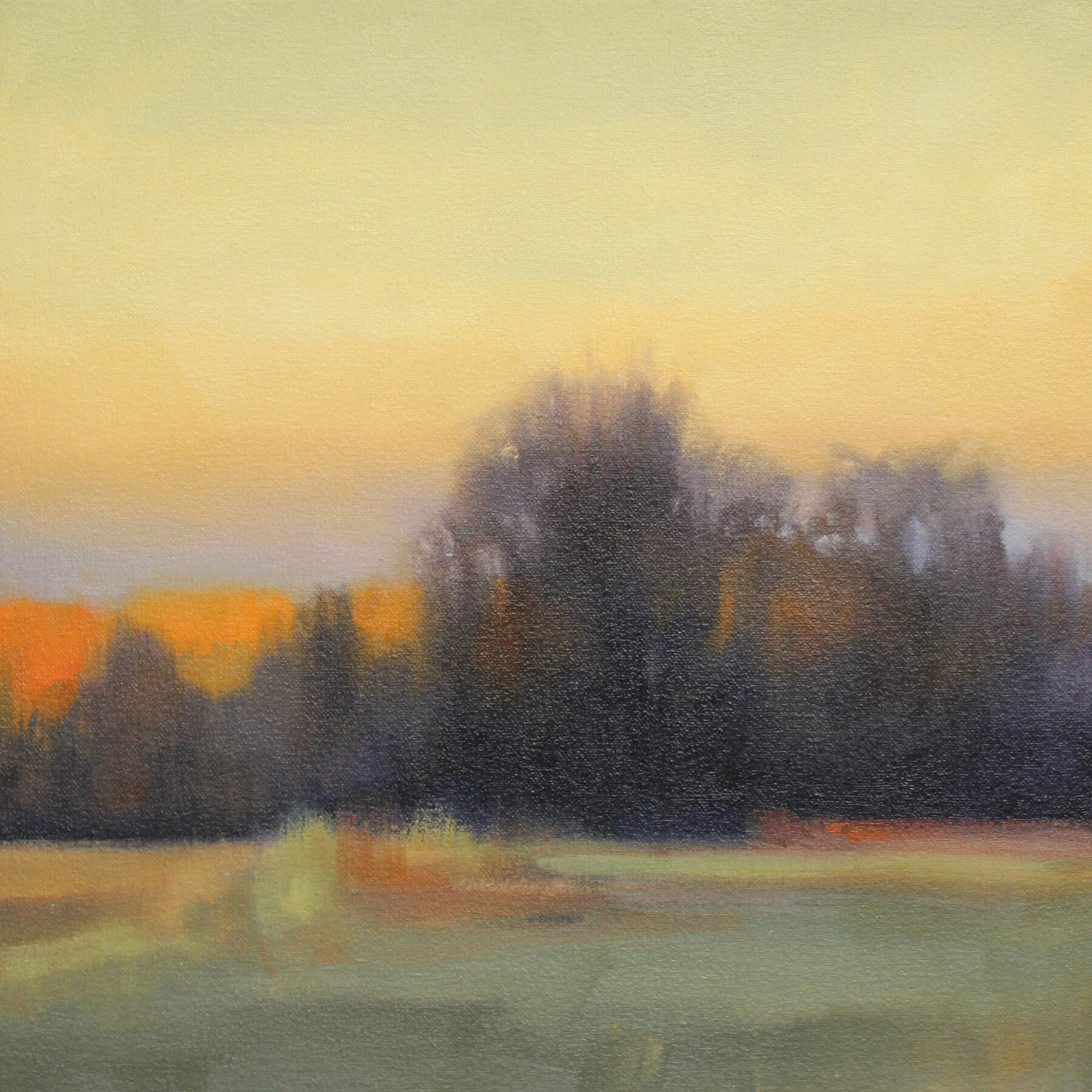 Dusk Edge (Study), 12x12 inches