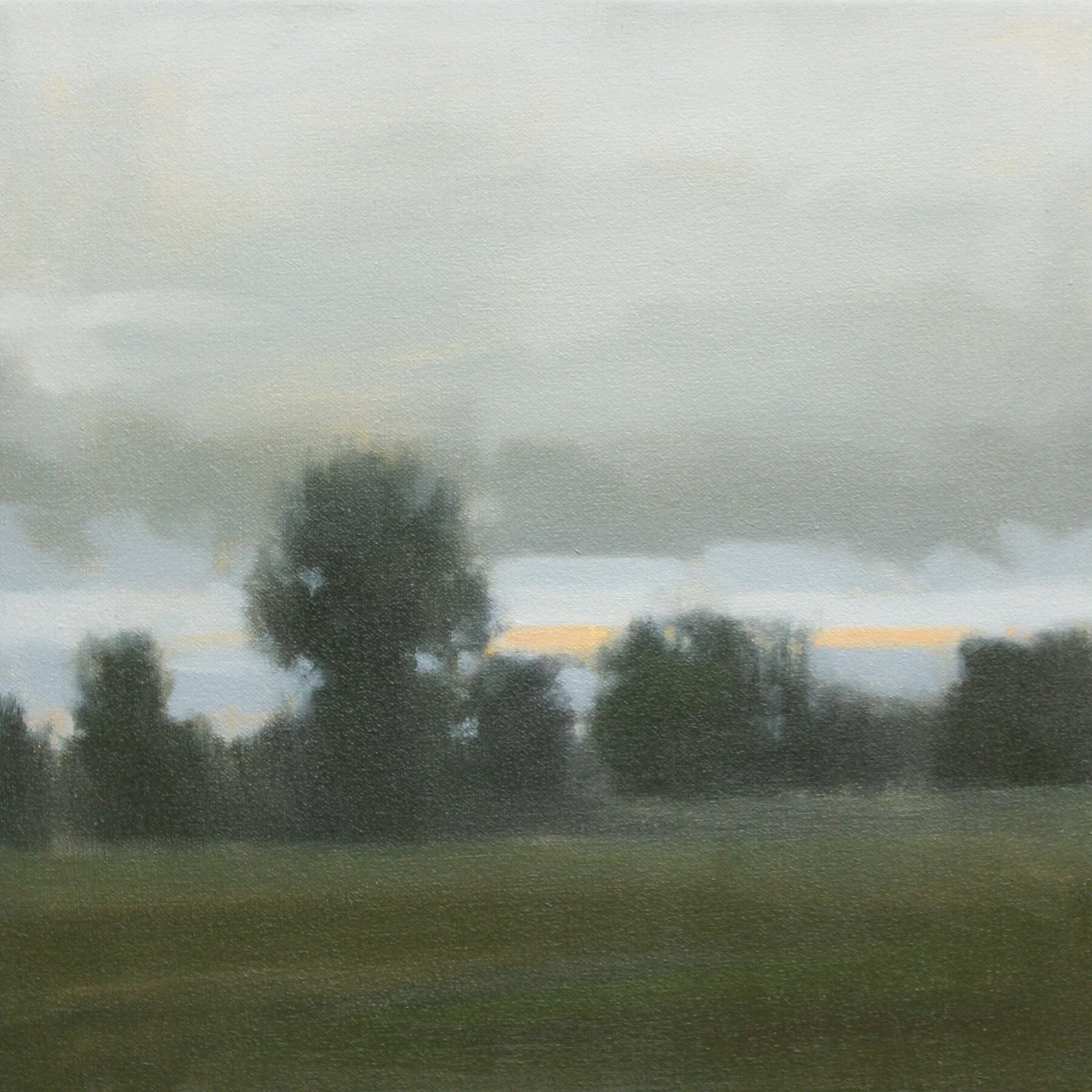 Horizon Glow (Study), 12x12 inches