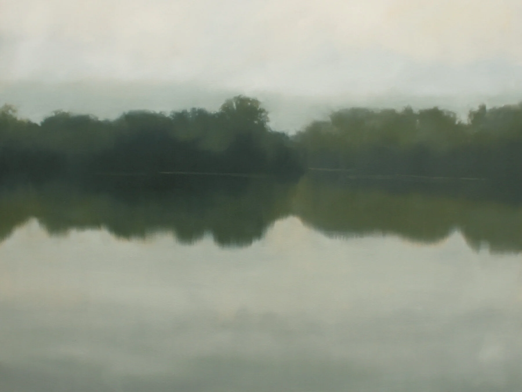 Cloudy Shoreline, 36x48 inches