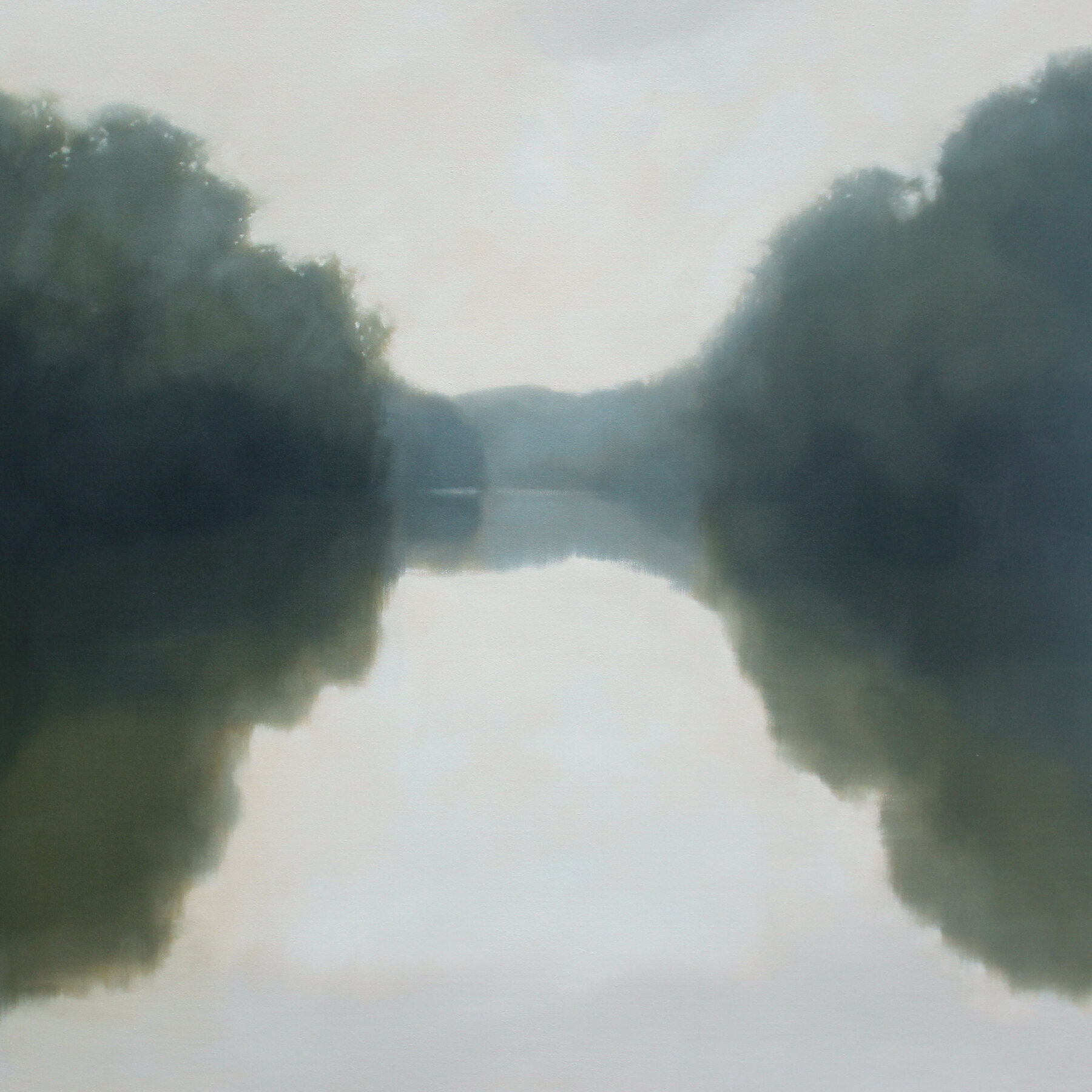 Hazy Curve, 36x36 inches