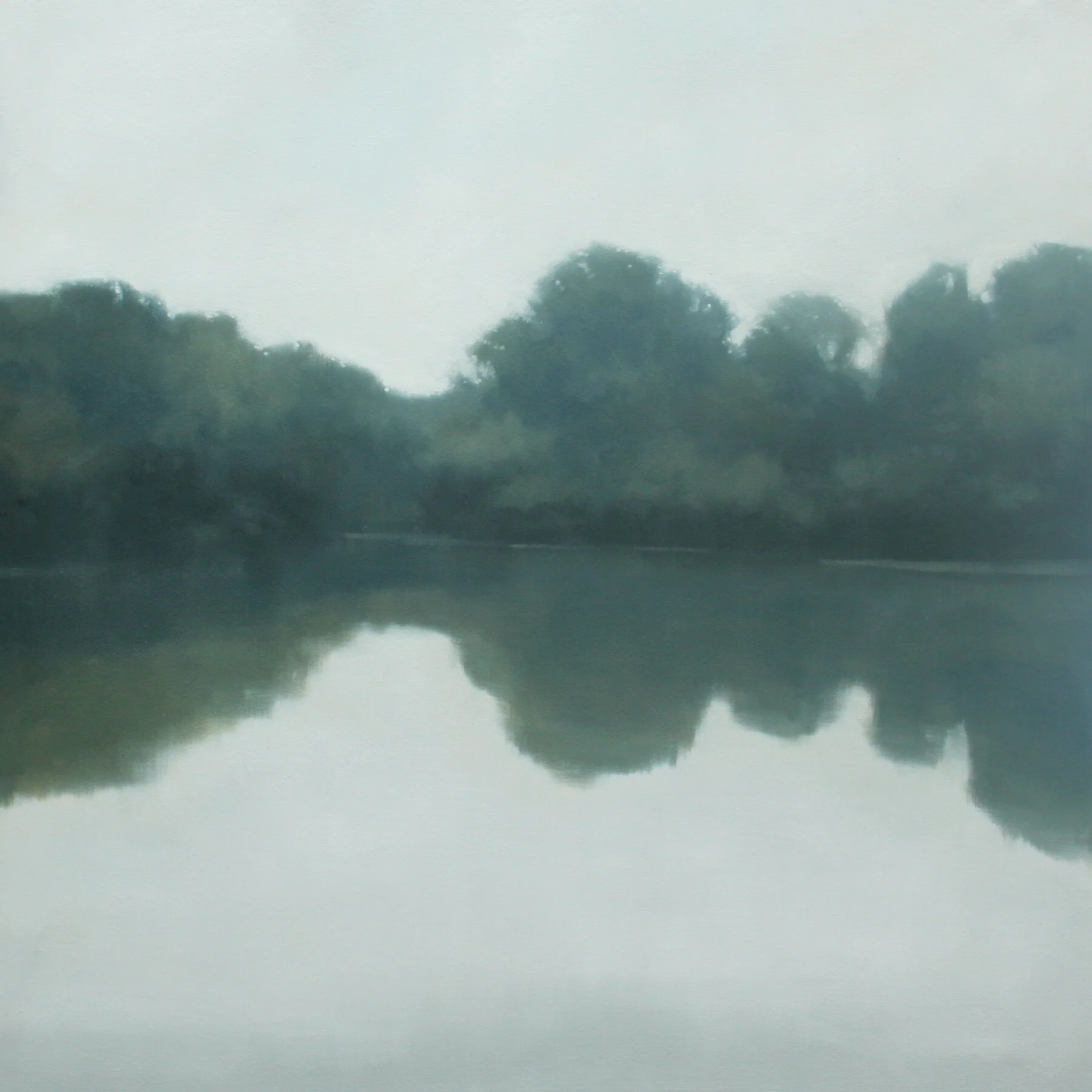 Creek Inlet, 36x36 inches