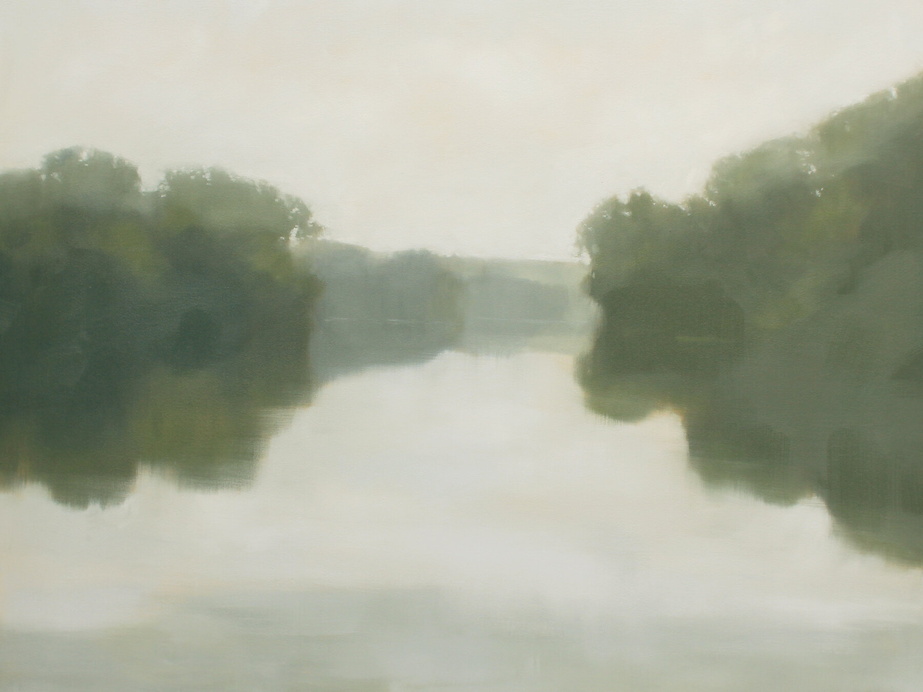 Soft River, 36x48 inches 