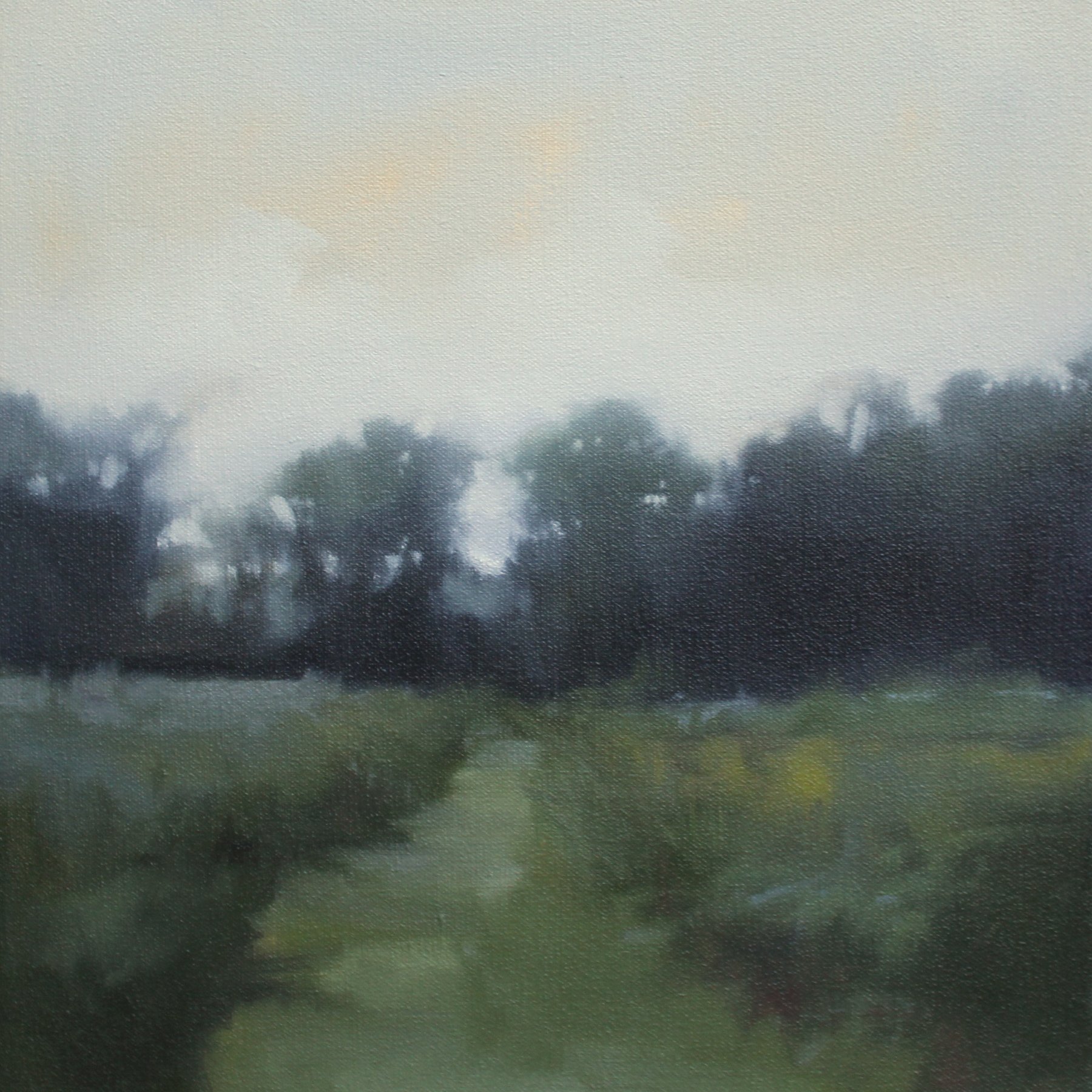 Early Autumn Path (Study), 12x12 inches