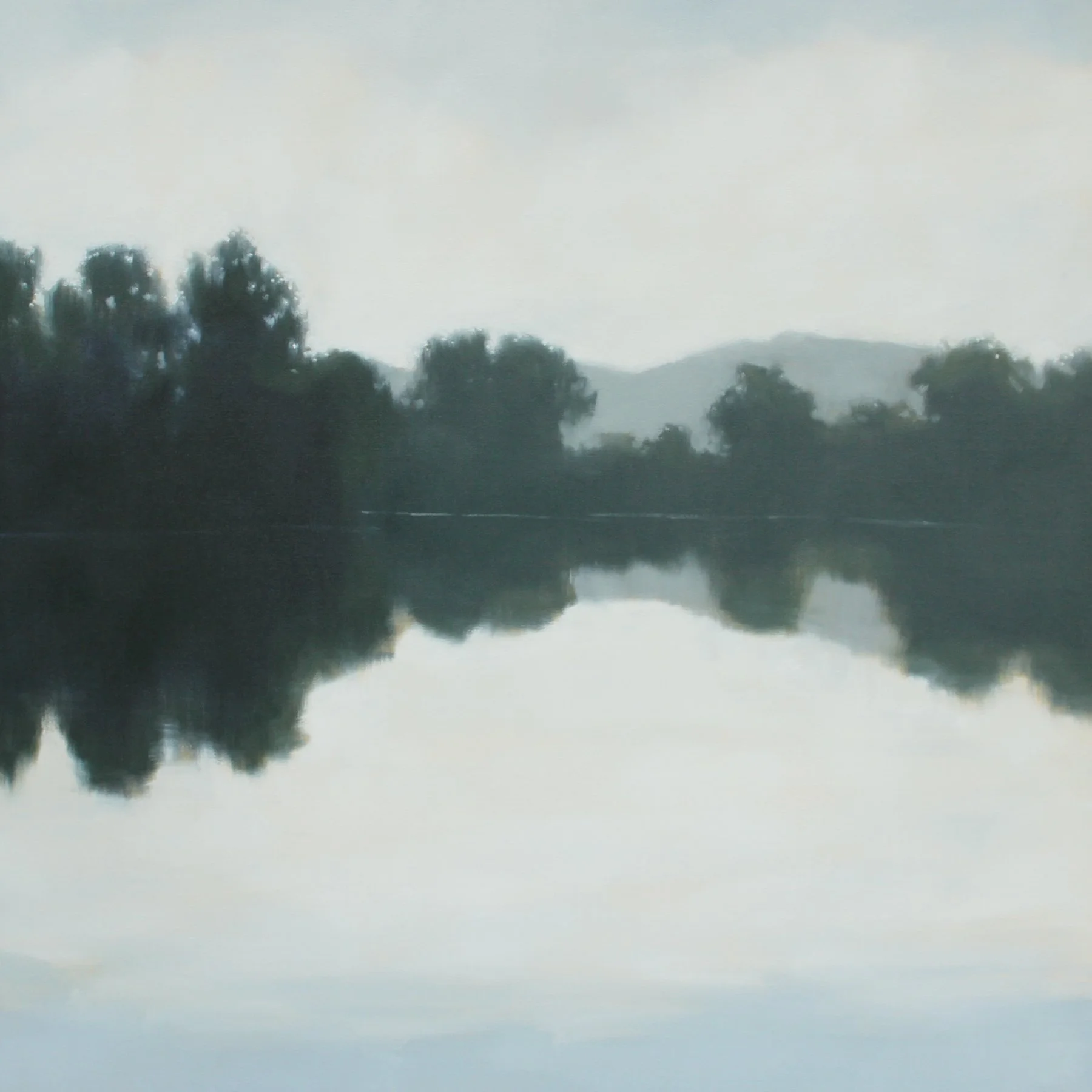 Clear Reflection, 36x36 inches