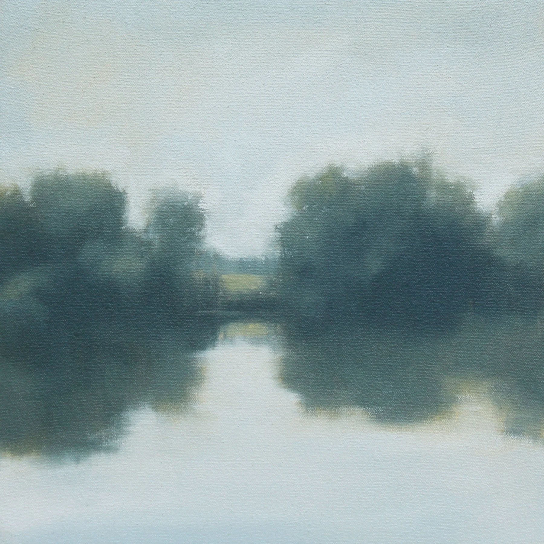 Early Shoreline (Study), 12x12 inches