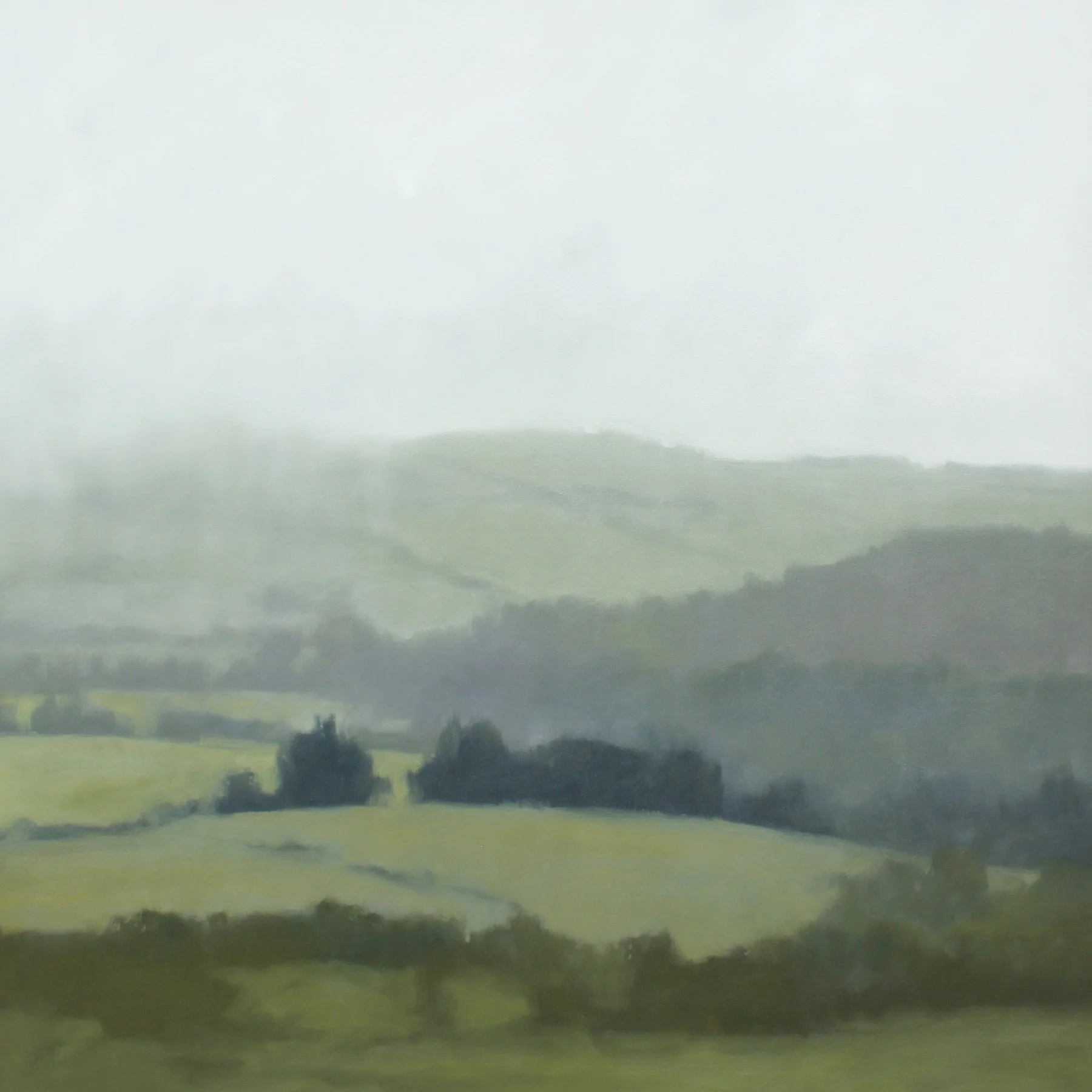 Rain Moving, 48x48 inches