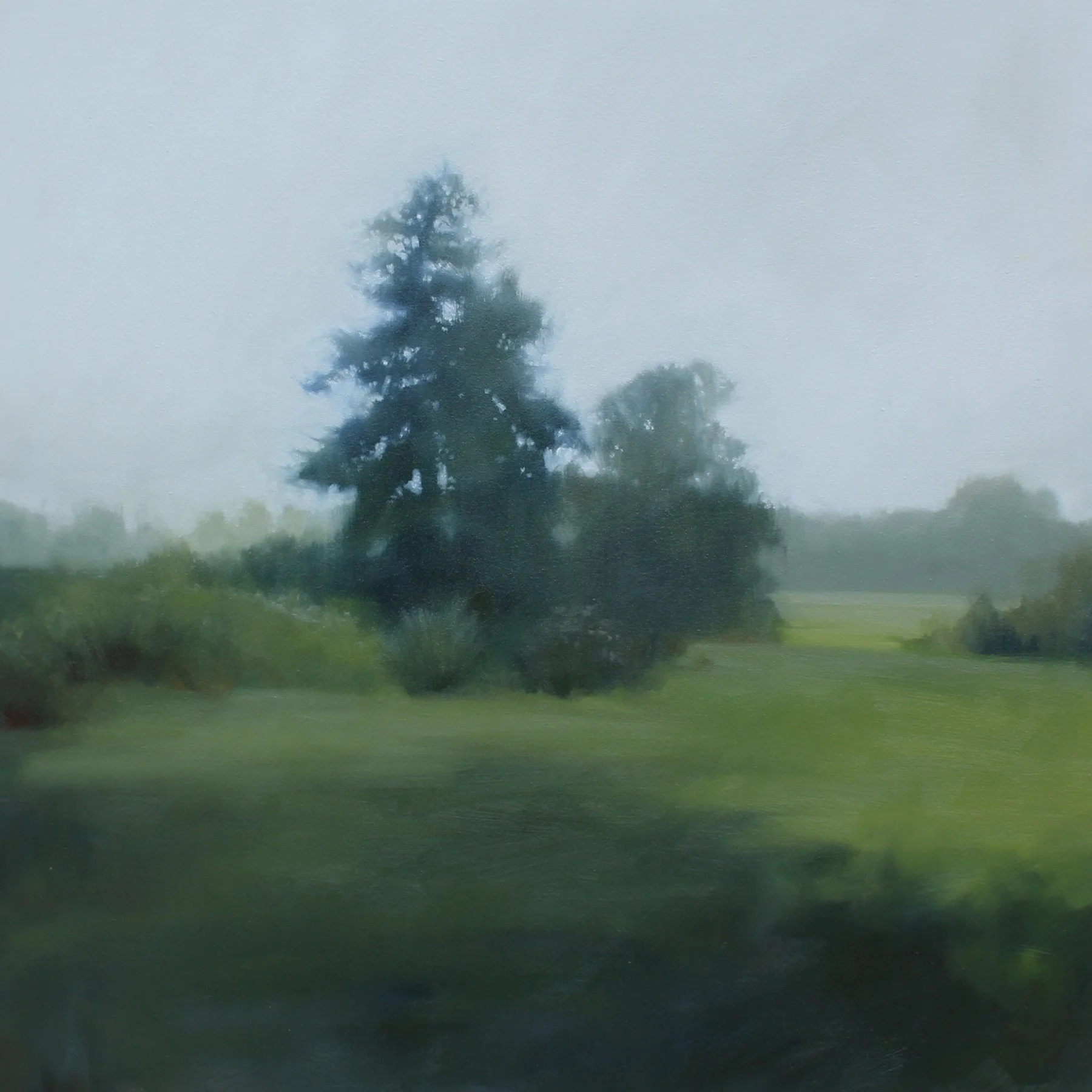 Verdant Field, 30x30 inches