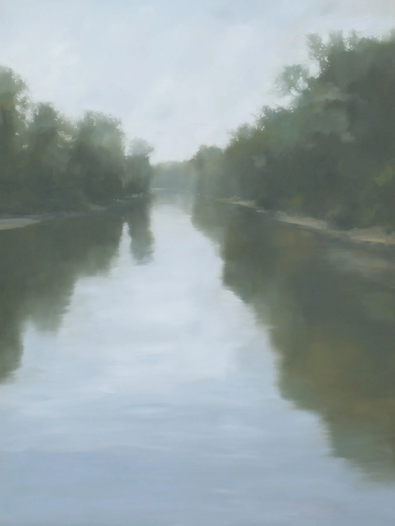 Narrowing Water, 48x36 inches