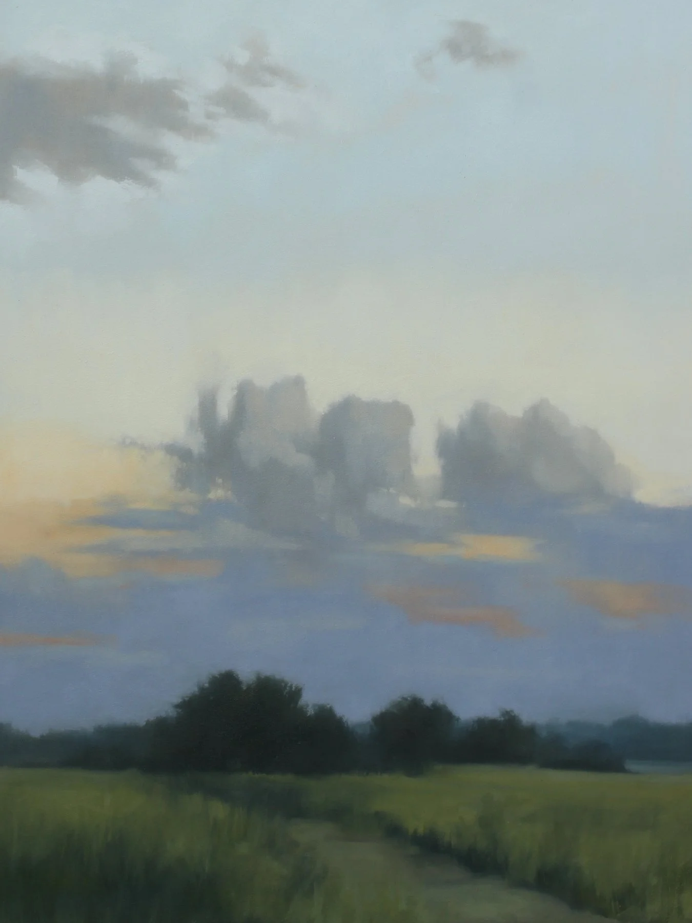 Warm Cloudrise, 40x30 inches