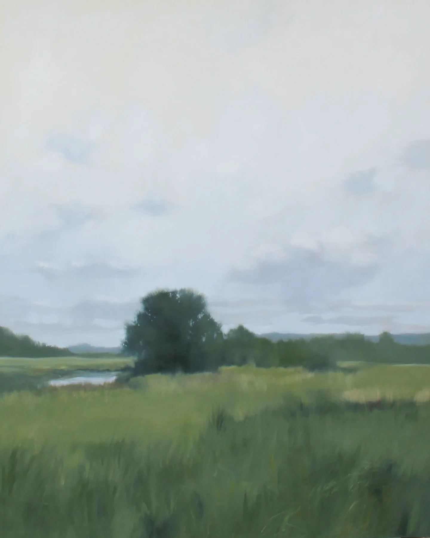 Field Pond, 60x48 inches