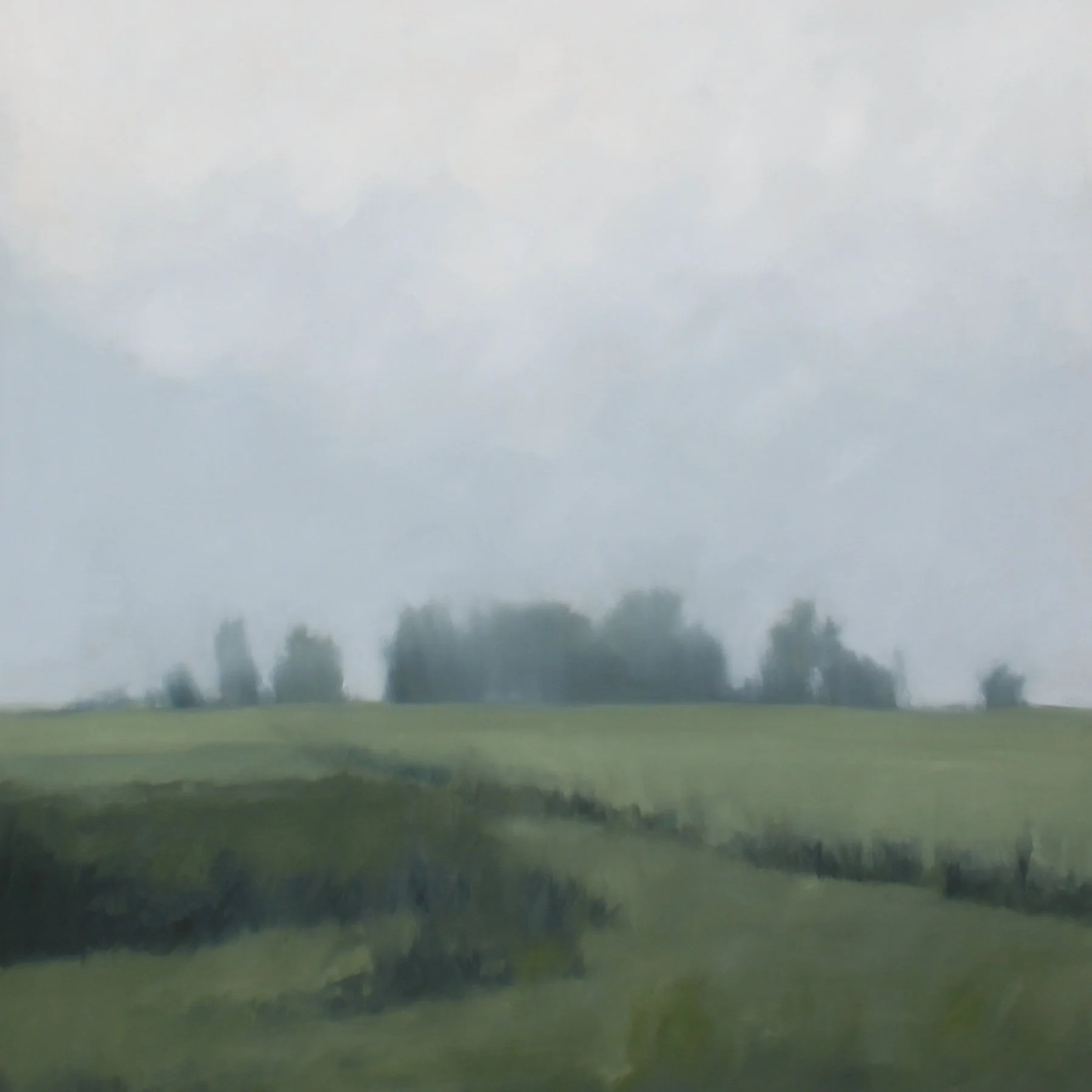 Lifting Mist, 48x48 inches