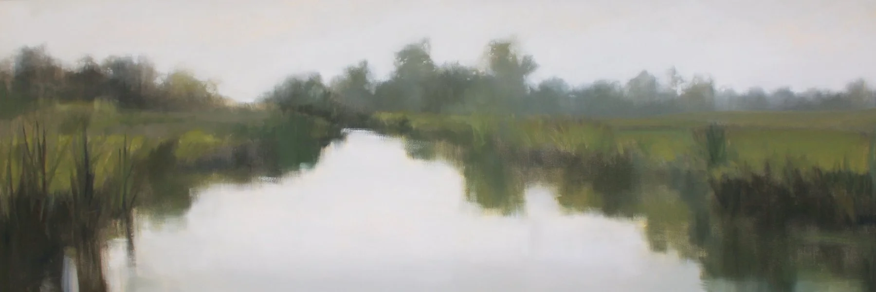 Marsh Drifting, 20x60 inches