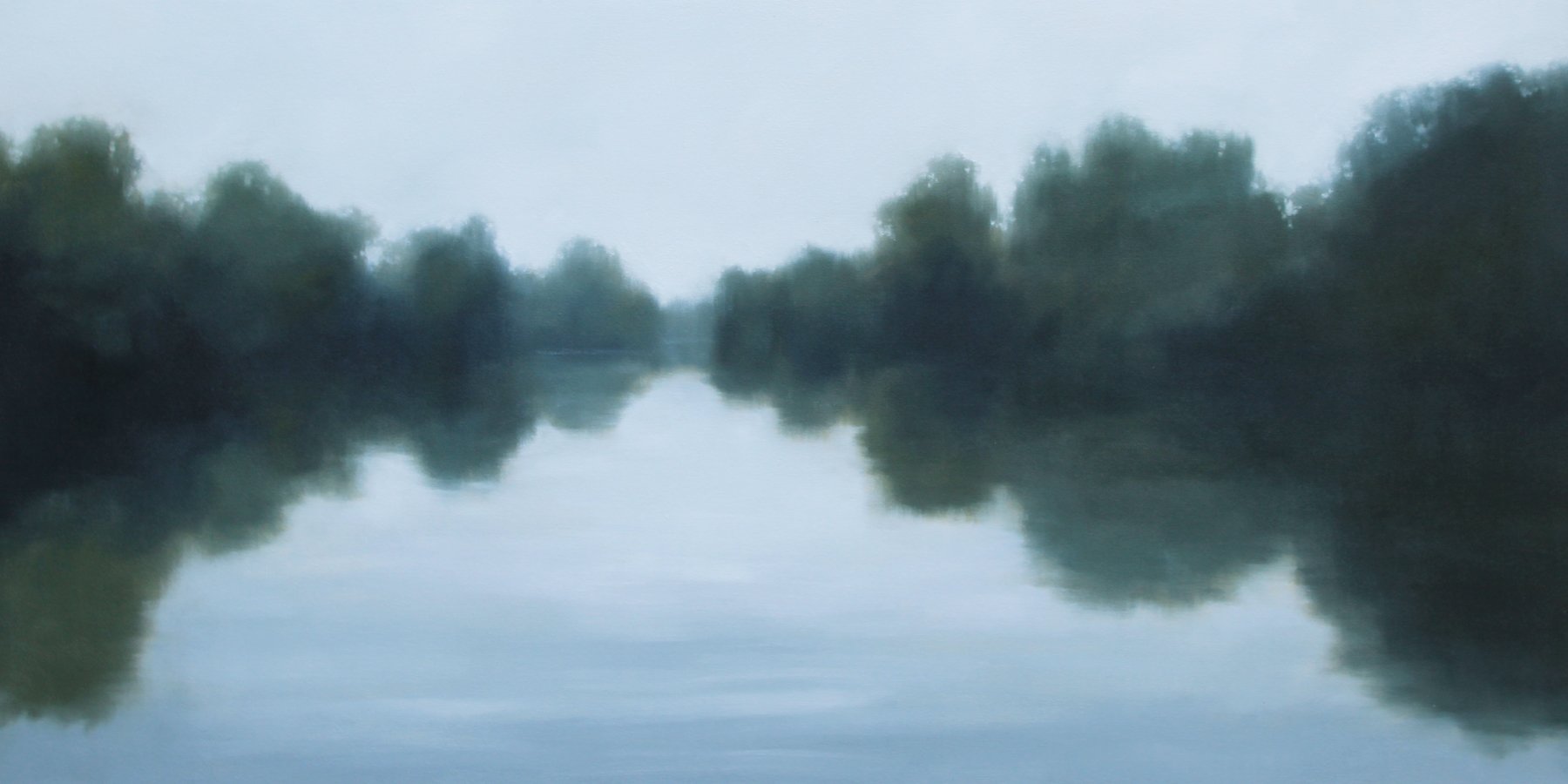 Secret River, 24x48 inches