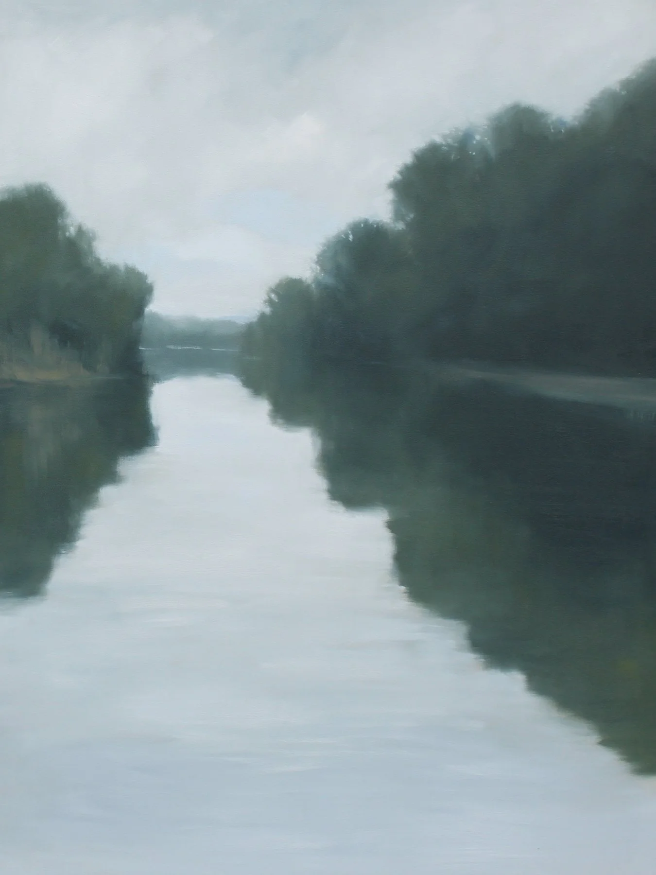 Solemn River, 48x36 inches