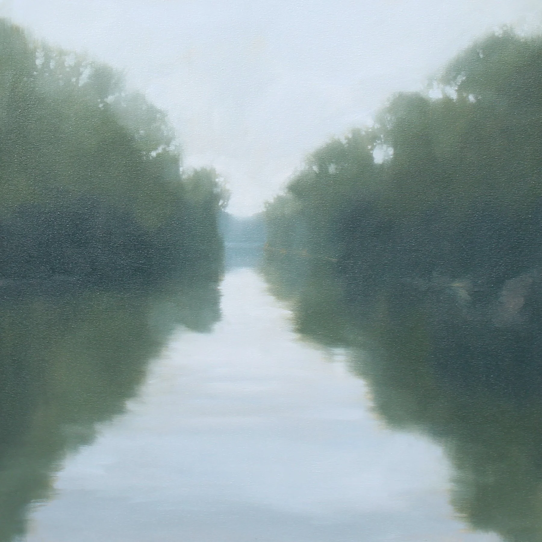 Wandering River, 24x24 inches
