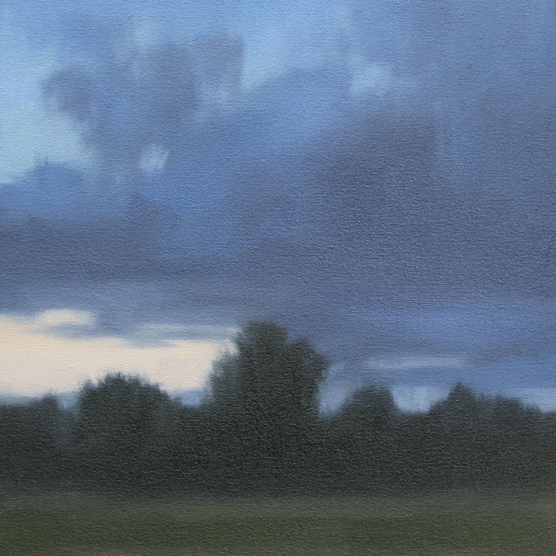 Heavy Dusk (Study), 12x12 inches