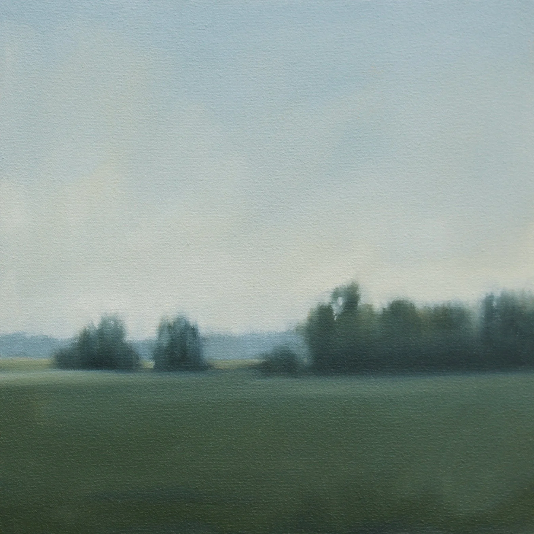 Quiet Treeline (Study), 12x12 inches