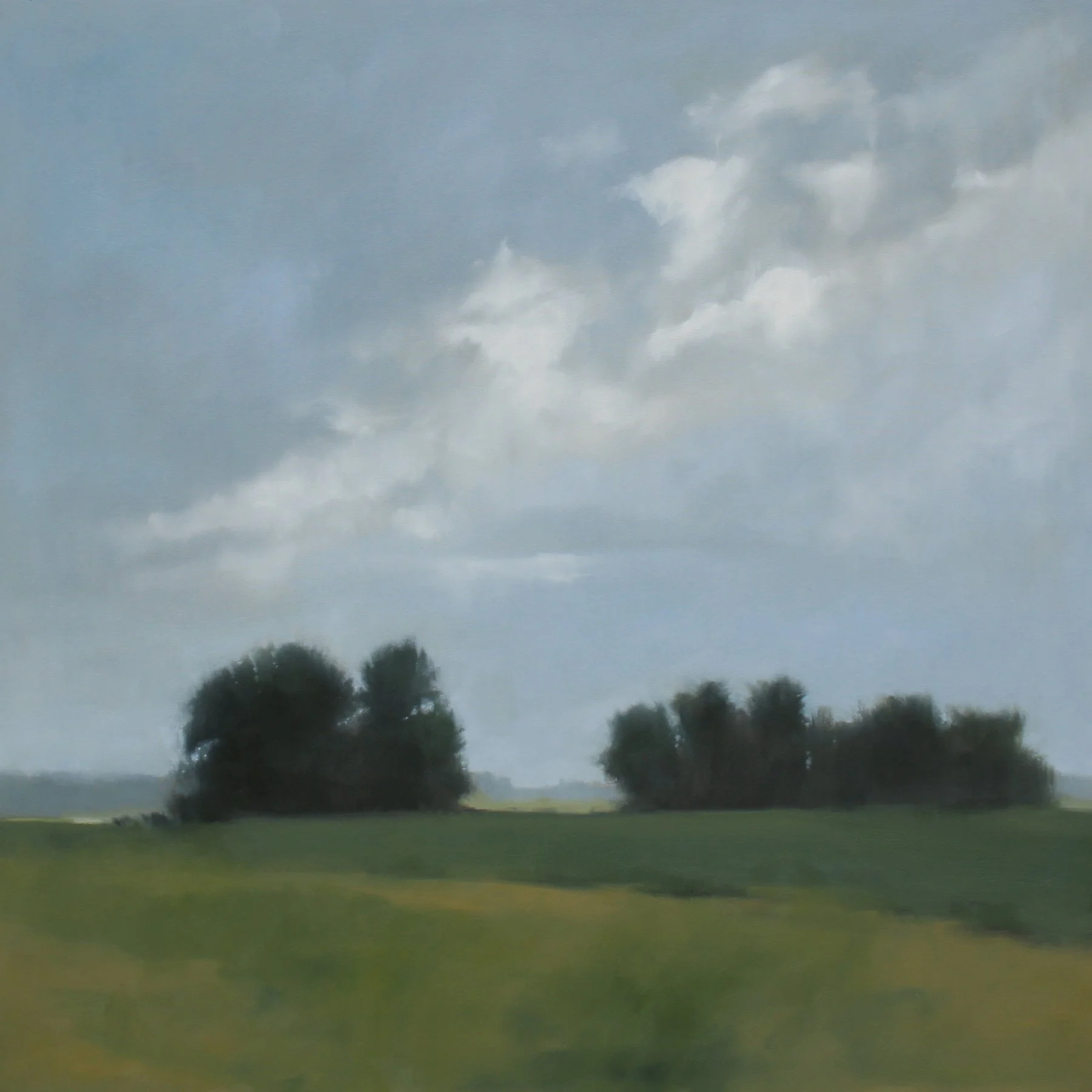 Heavy Clouds, 48x48 inches