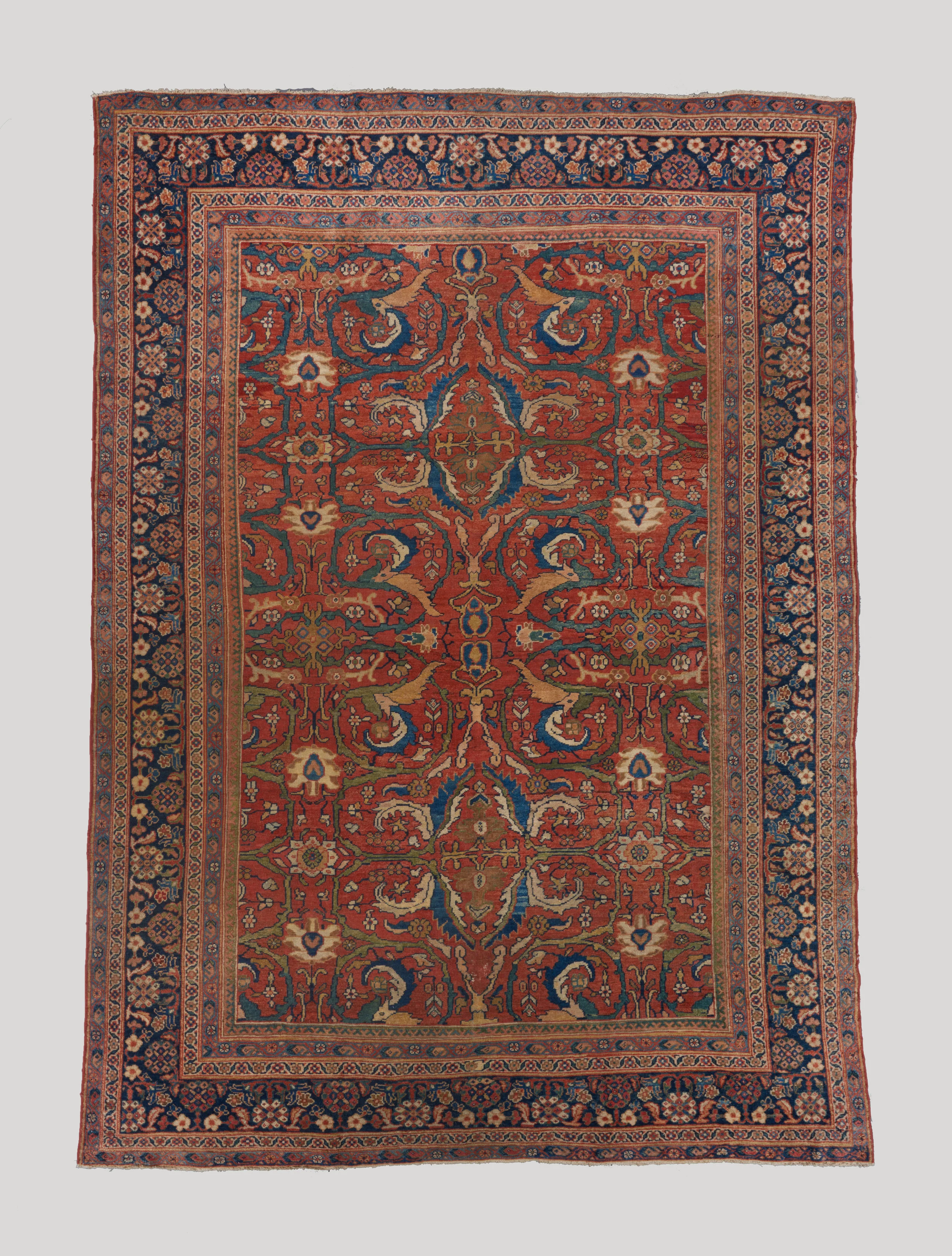 Red ground Sultanabad carpet