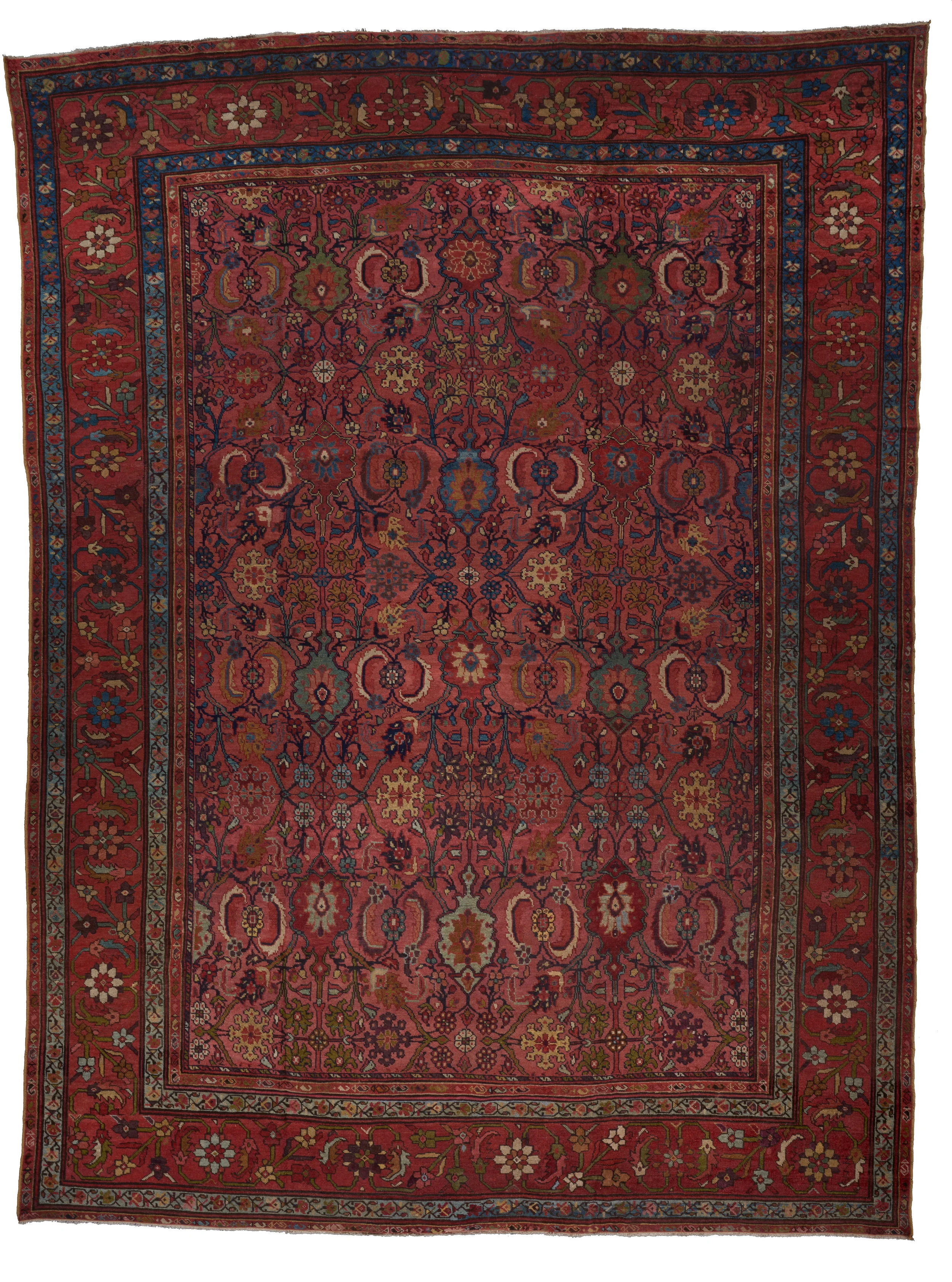 Red ground Mahal carpet