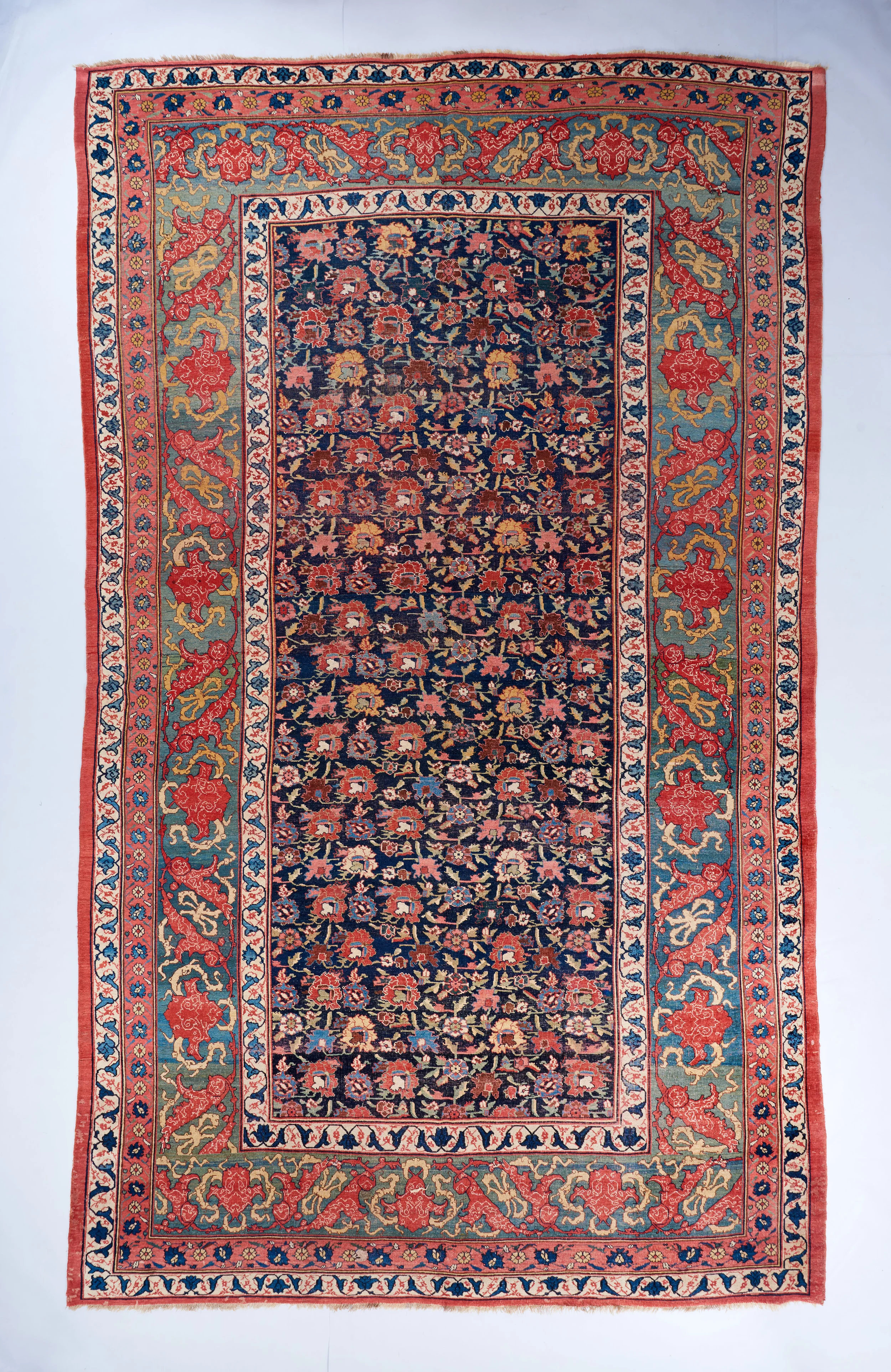 Allover design oversized Bijar carpet