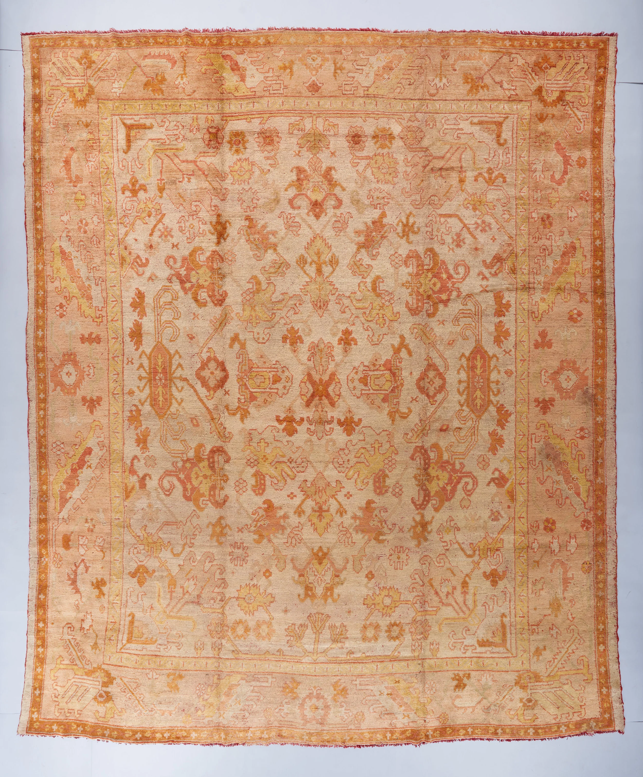 Beige ground Oushack carpet