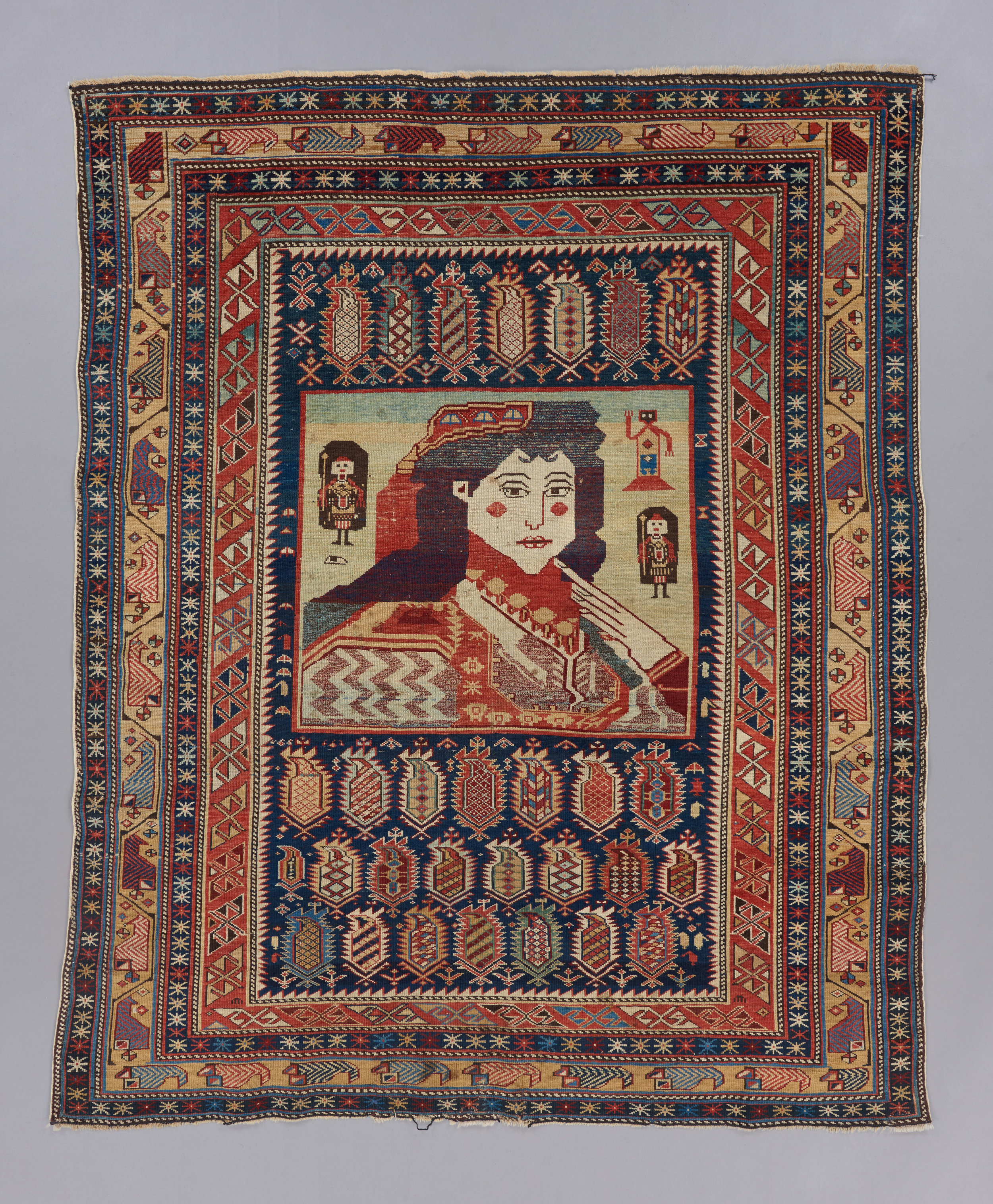 Pictorial marasali rug