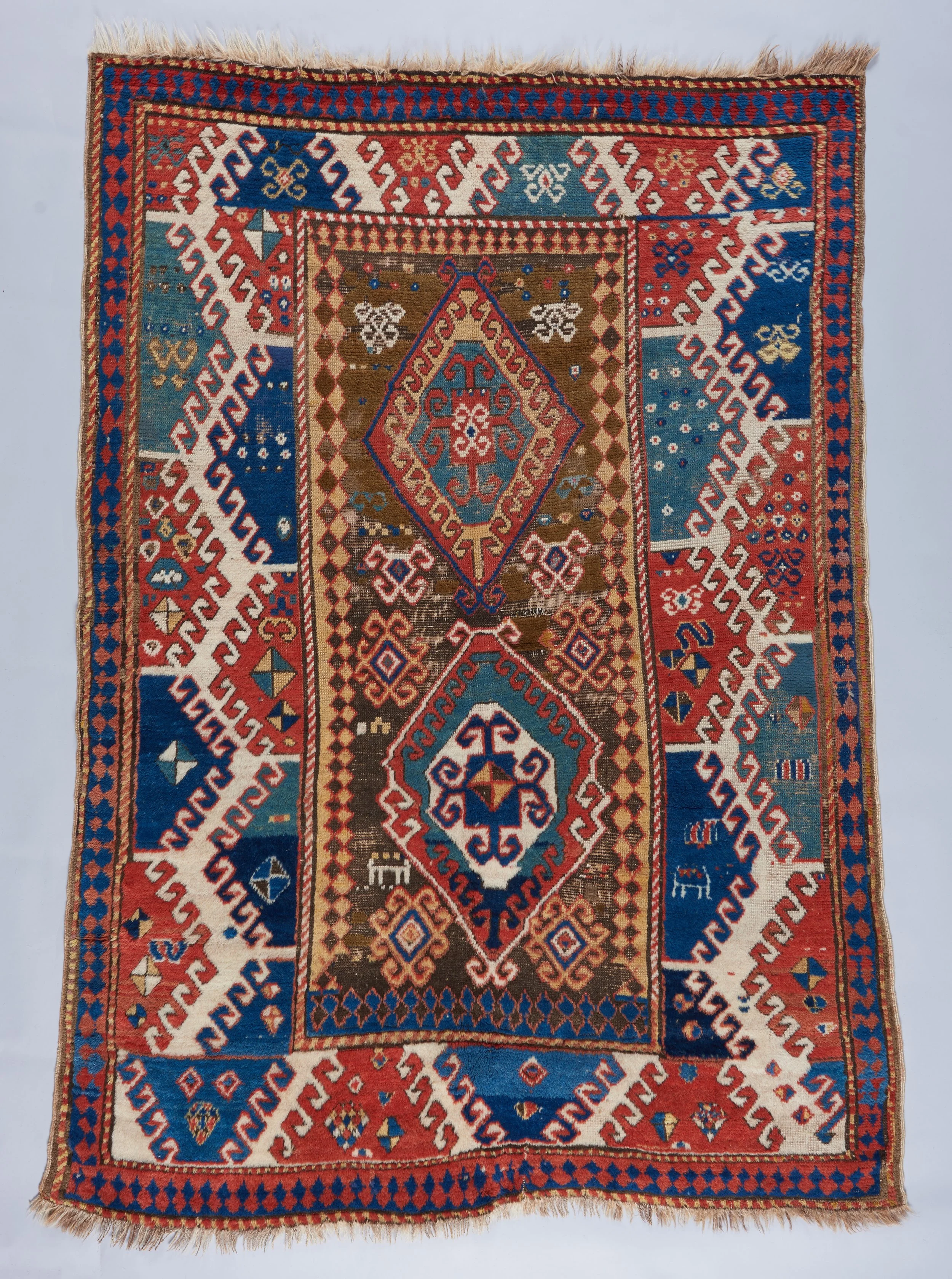 Mid 19th century Bordjalou Kazak rug