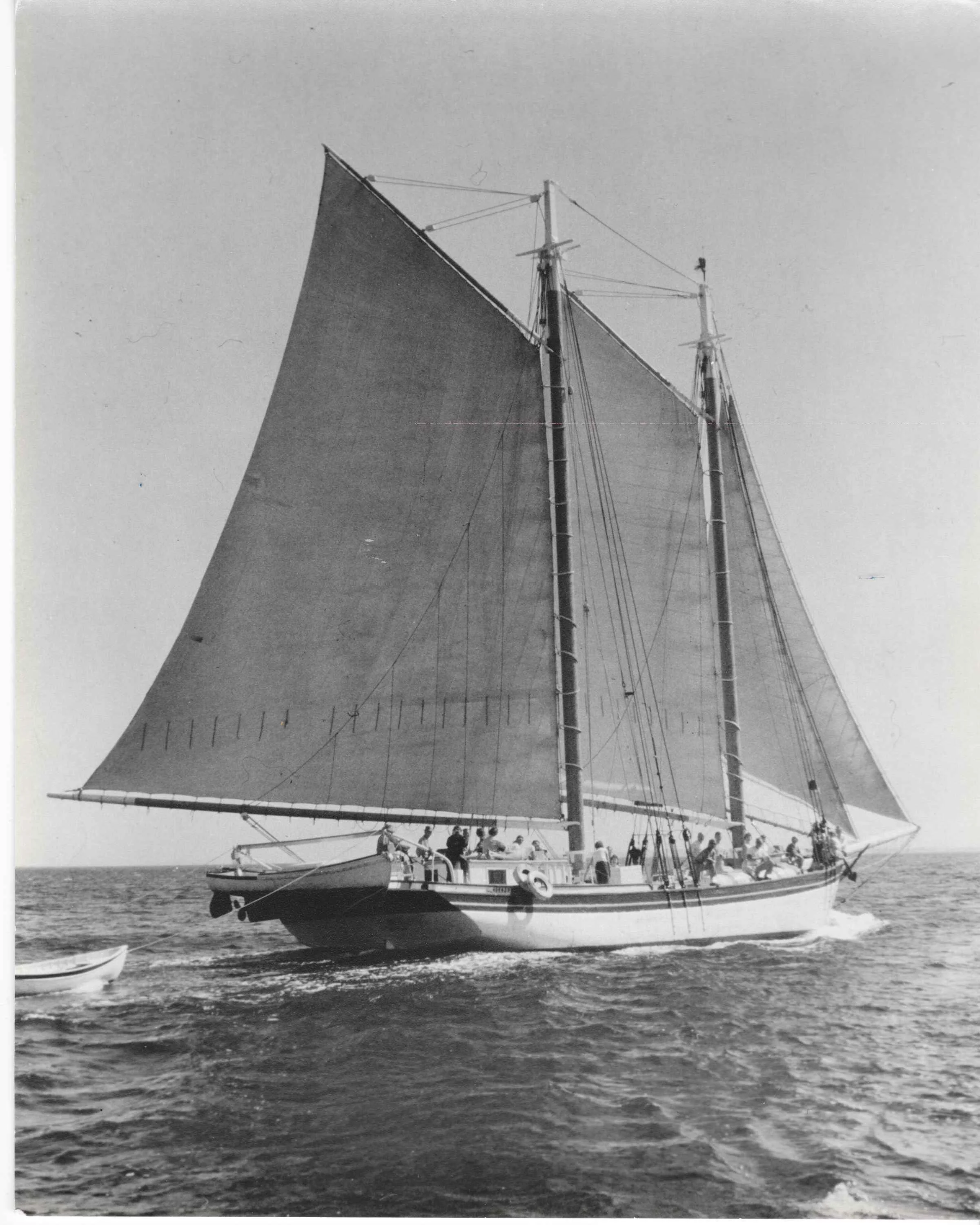 STEPHEN TABOR on Blue Hill Bay, c. 1960s. Webber's Cove Boatyards. Blue Hill, Maine.
