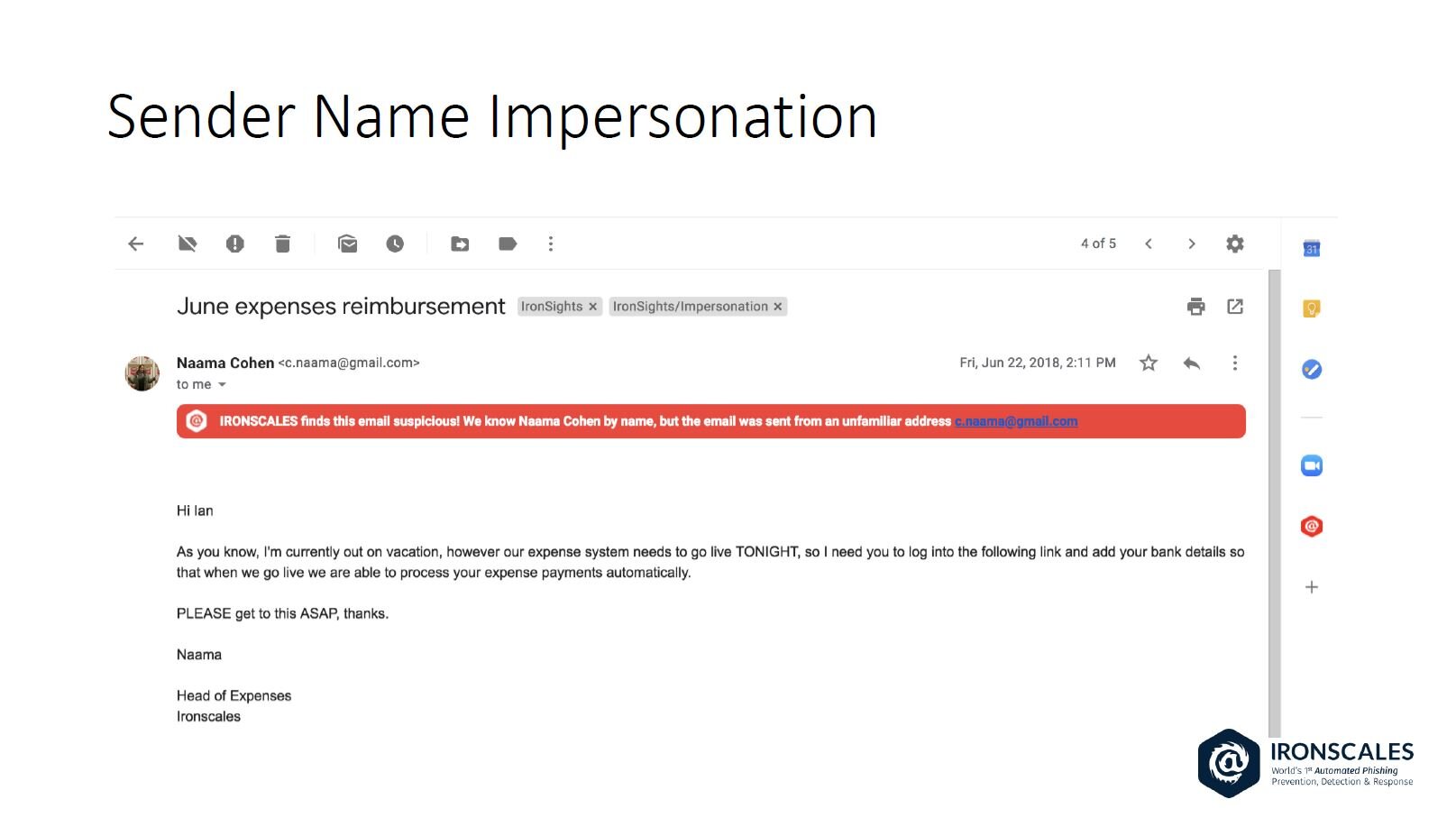 Security Ironscales Core Plus — Call Andy!