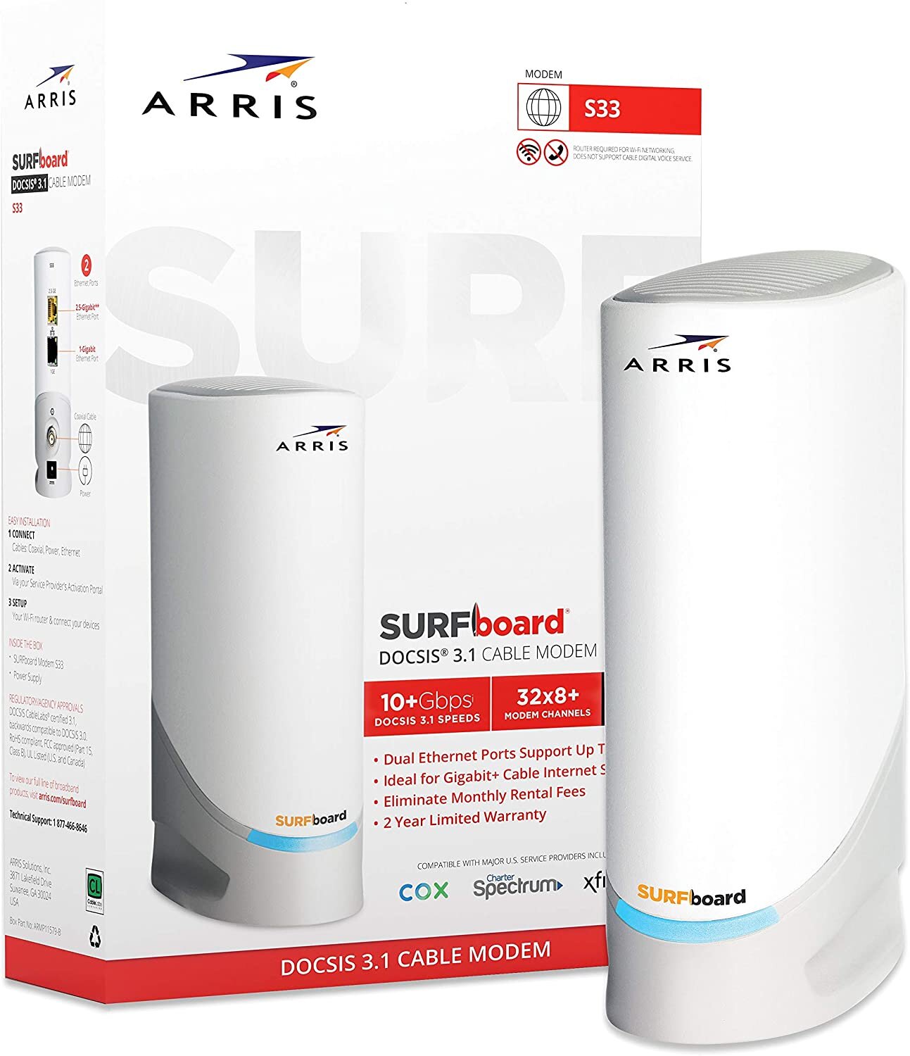 ARRIS Surfboard S33 Modem