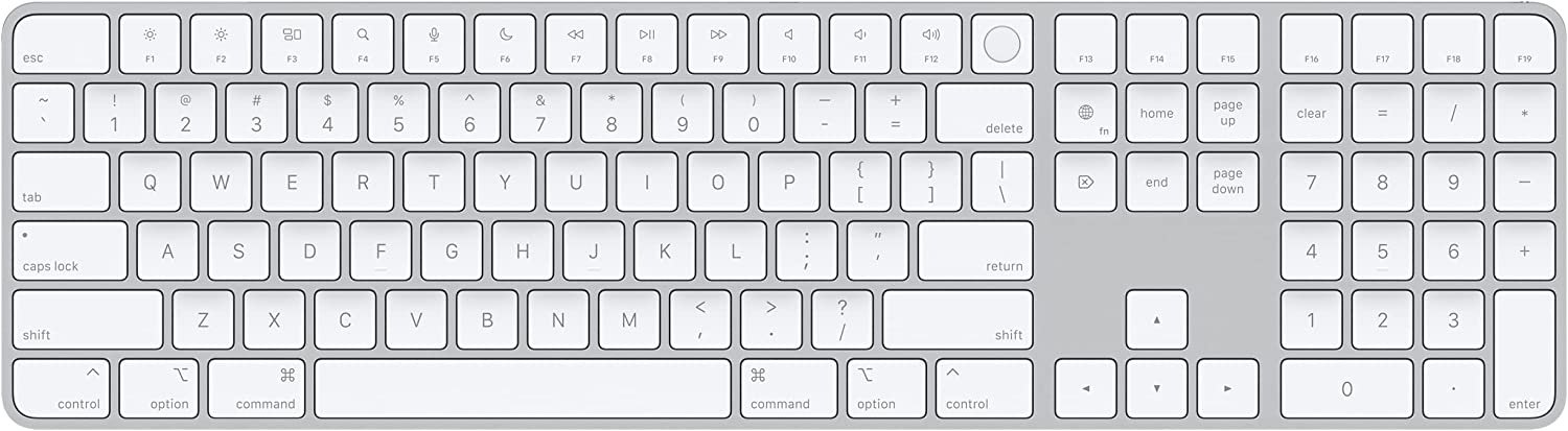 Apple Magic Keyboard Extended + Touch ID and Numeric Keypad
