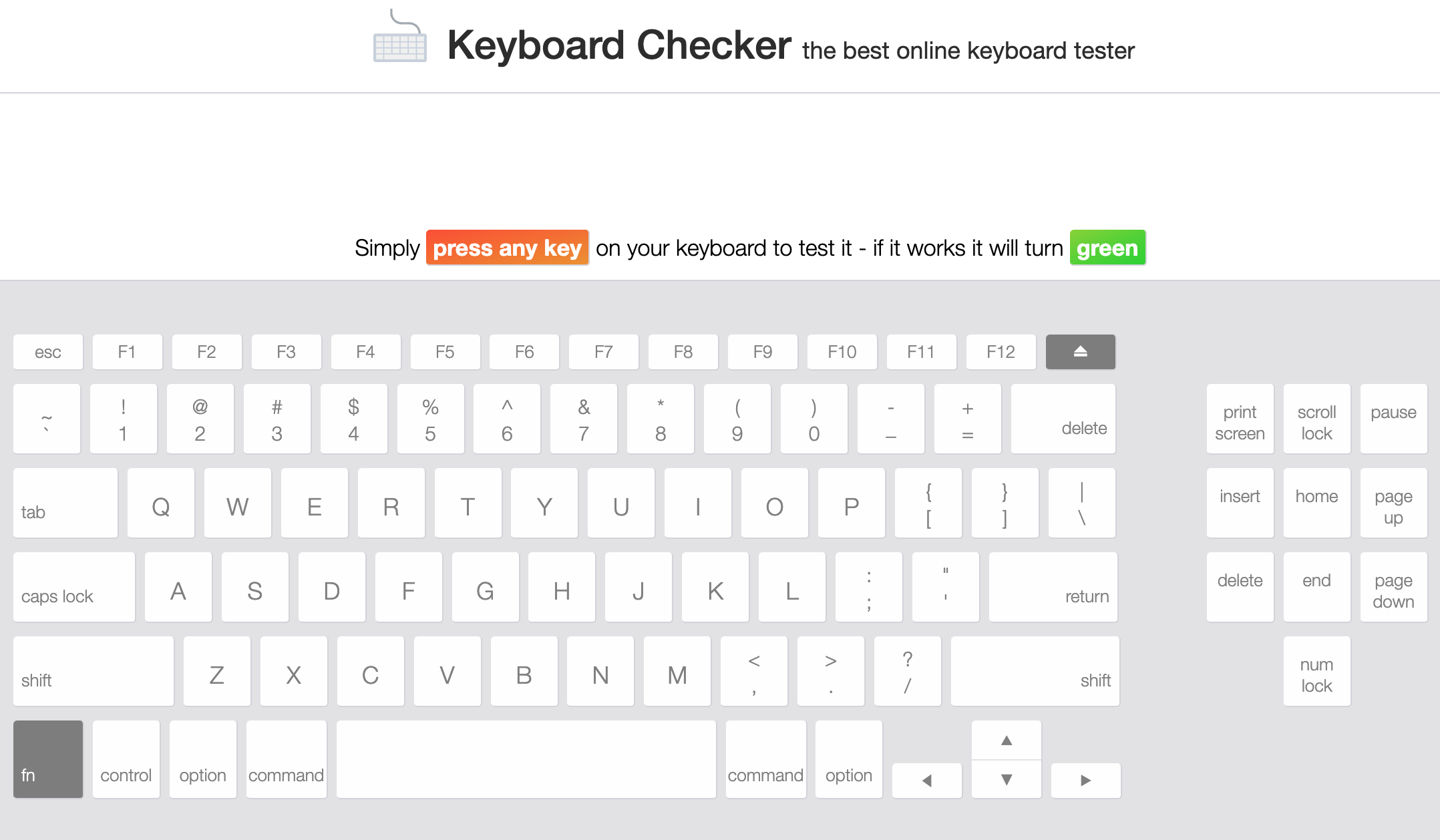 Keyboard Tester