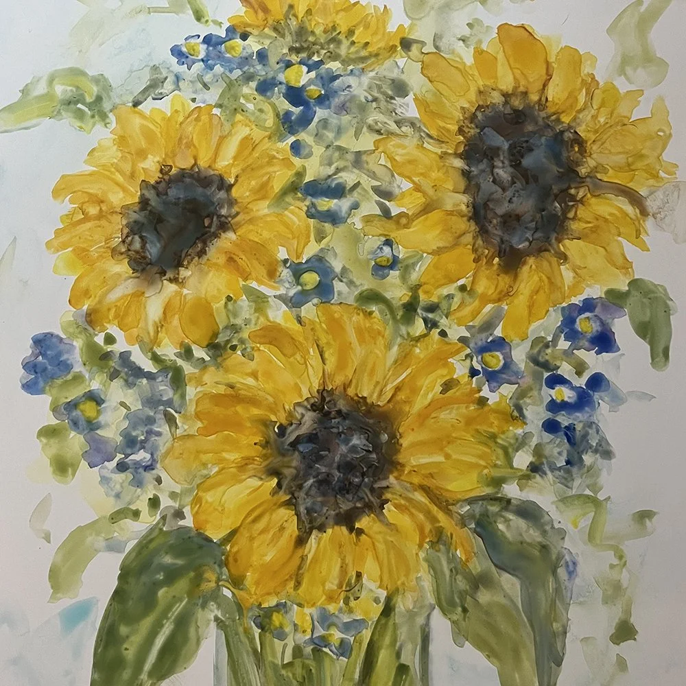 Paint & Bloom: A Sunflower-Inspired Watercolor Workshop