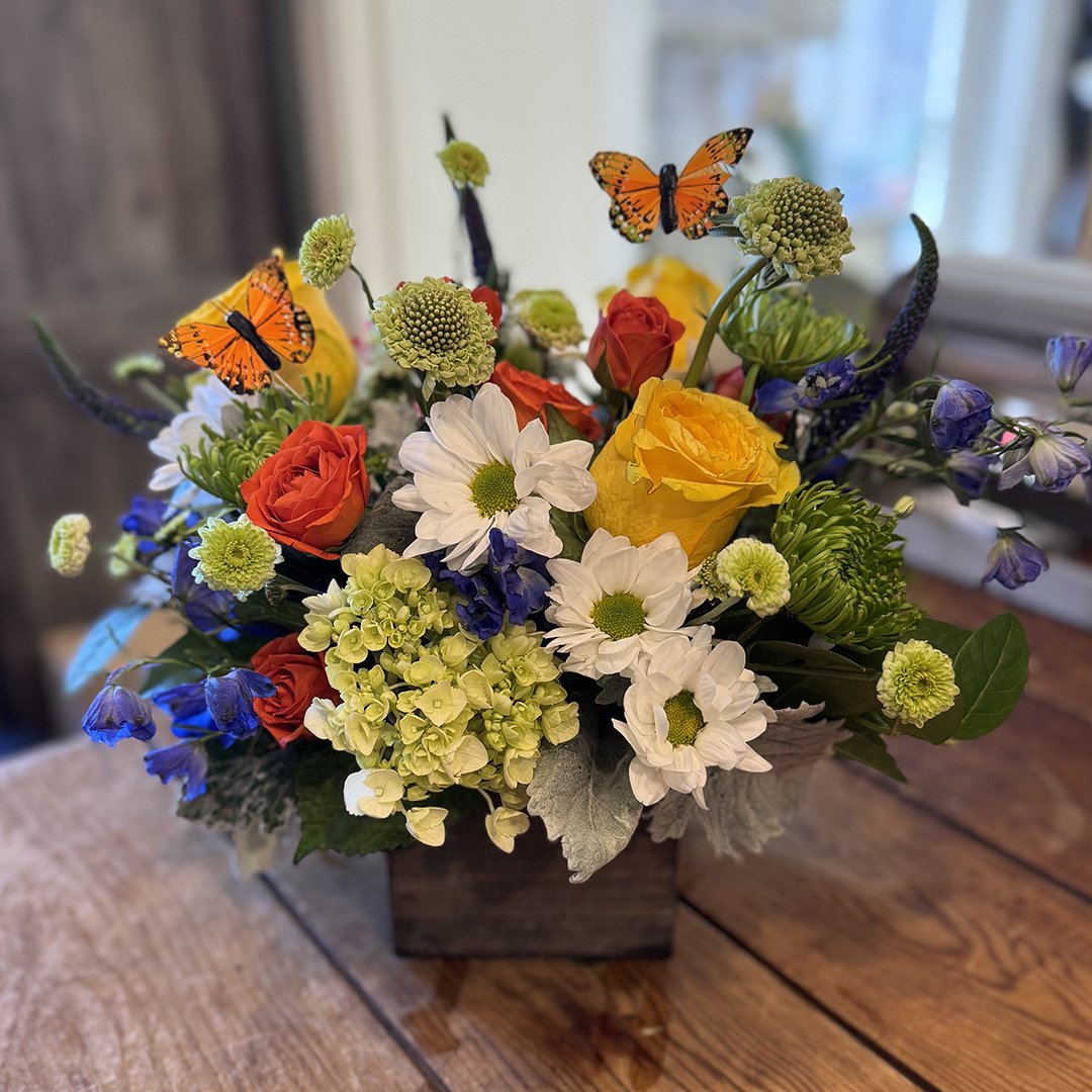 Spring Blooming Box Arrangement Workshop