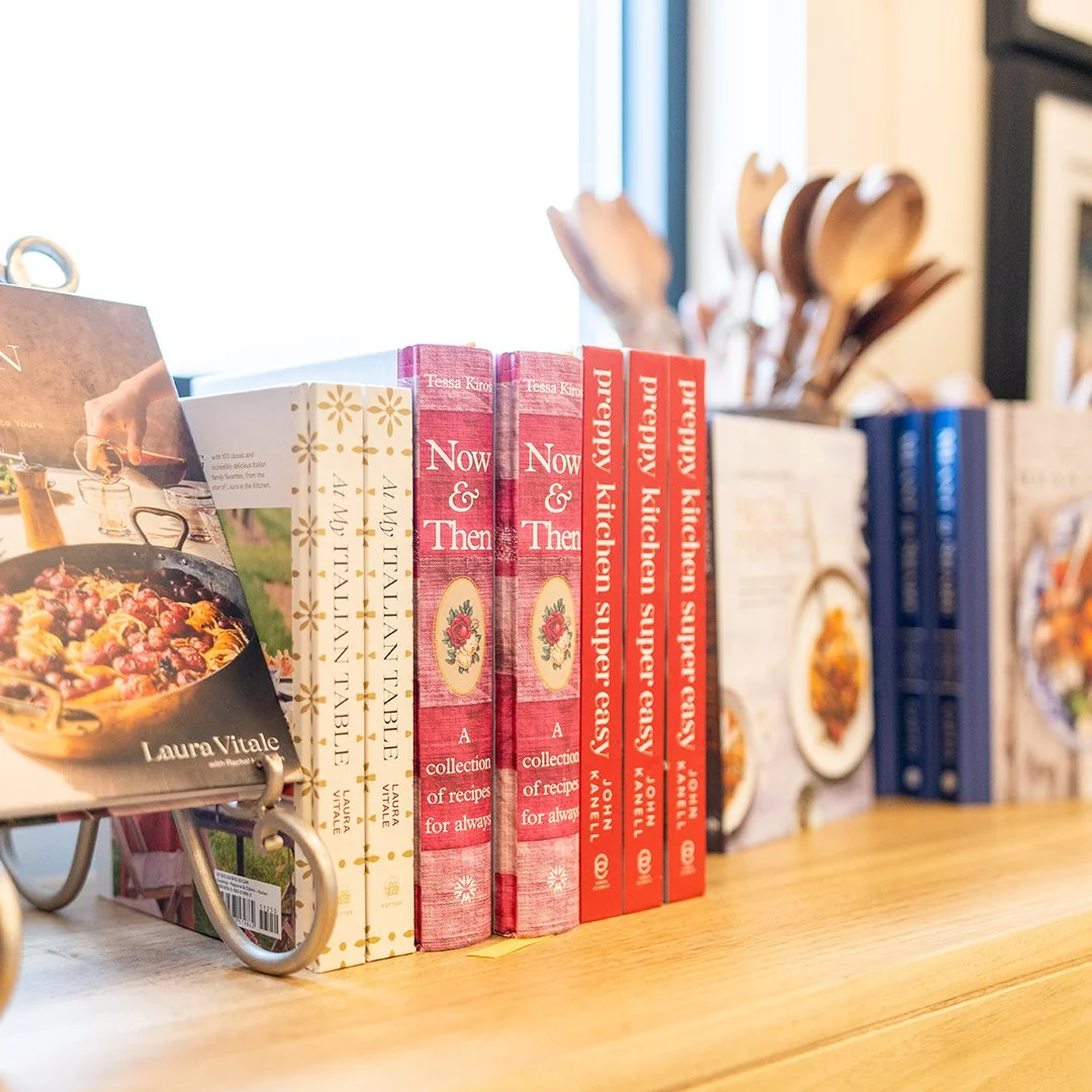 Cook books at The Vault