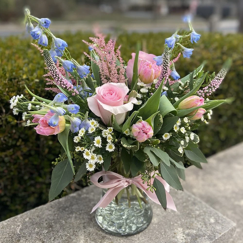 Spring Vase Floral Arrangement Workshop