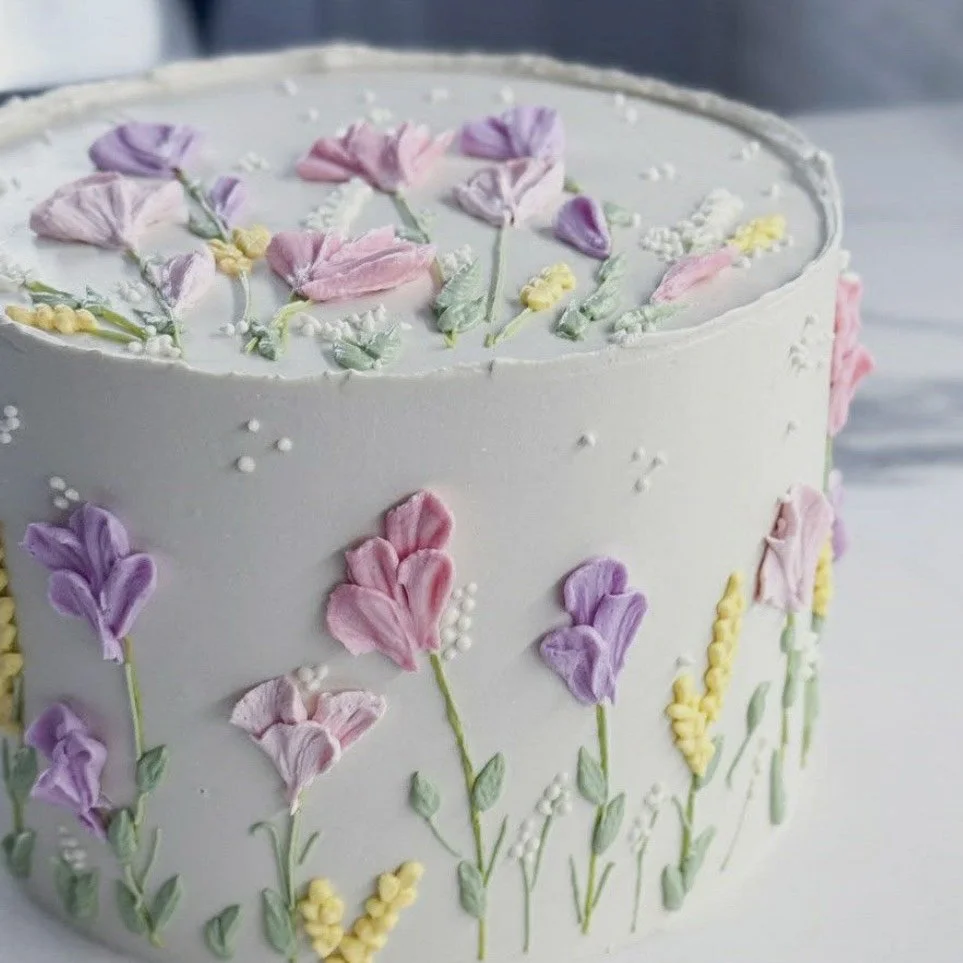 Floral Garden Cake Decorating Class