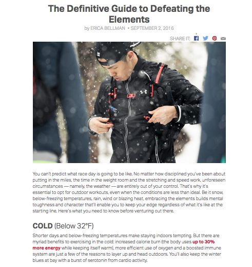 Get outside, whatever the weather. Read the full piece . 