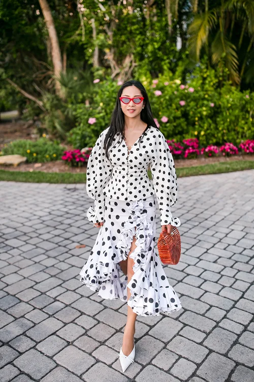 Petite Flower Presents  Polka Dotty
