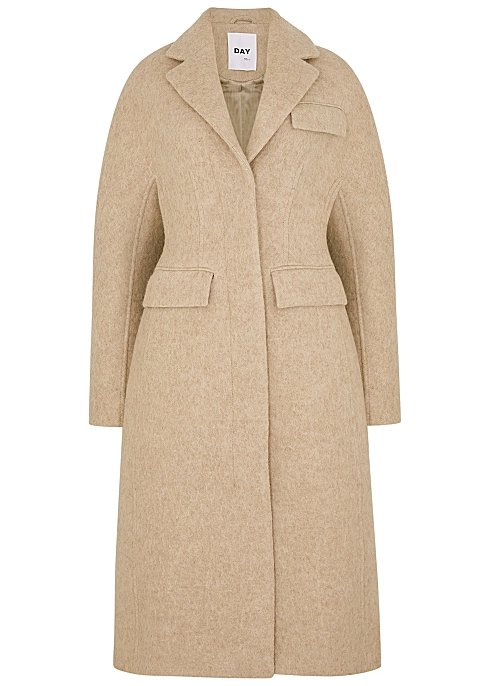 DAY BIRGER ET MIKKELSEN Sigga sand wool-blend coat