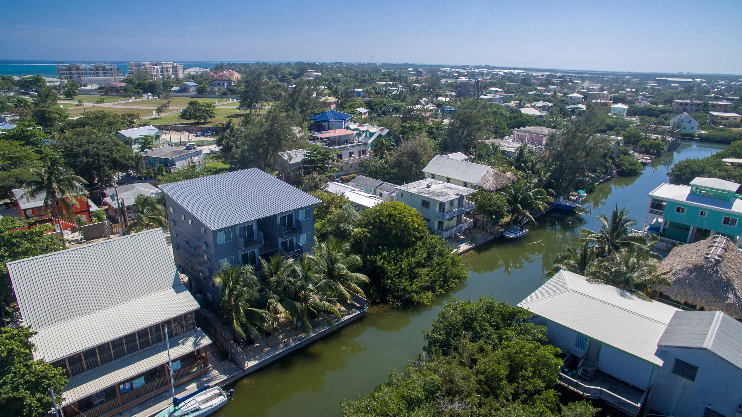 Box House Condominiums Long Term Rentals in San Pedro Town, Ambergris