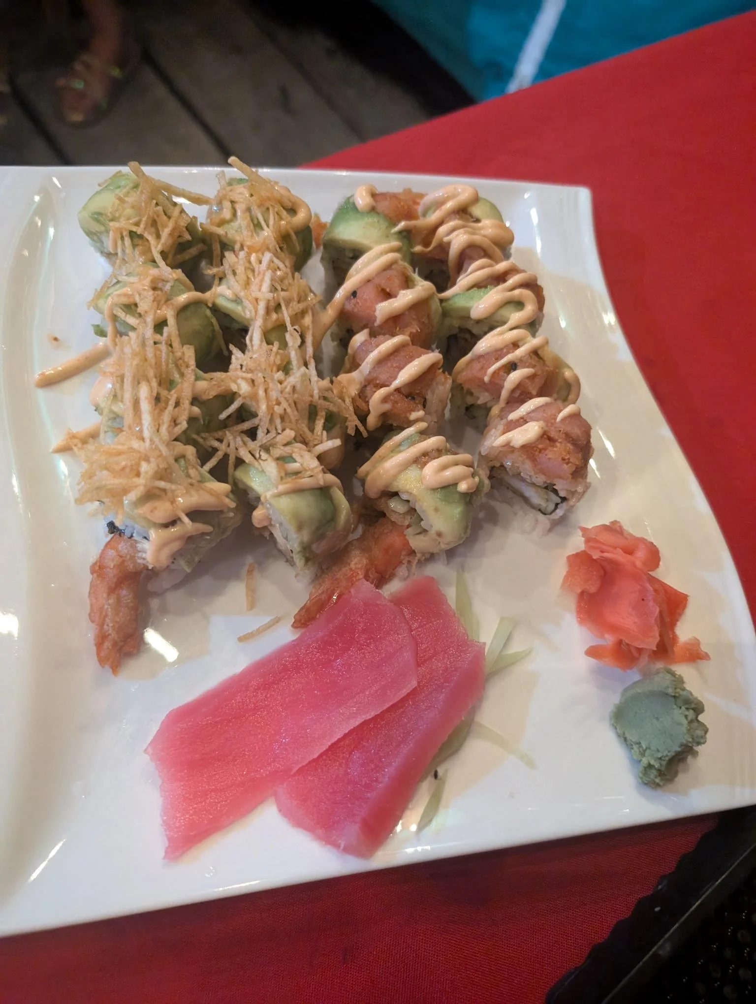 Sushi night at Cool Beans Cafe, San Pedro, Belize