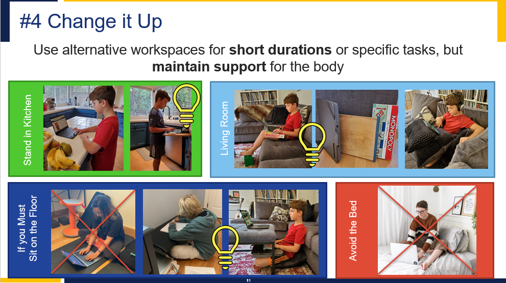 Top 10 Ergo Recommendations for Schooling at Home (Watch the Video)