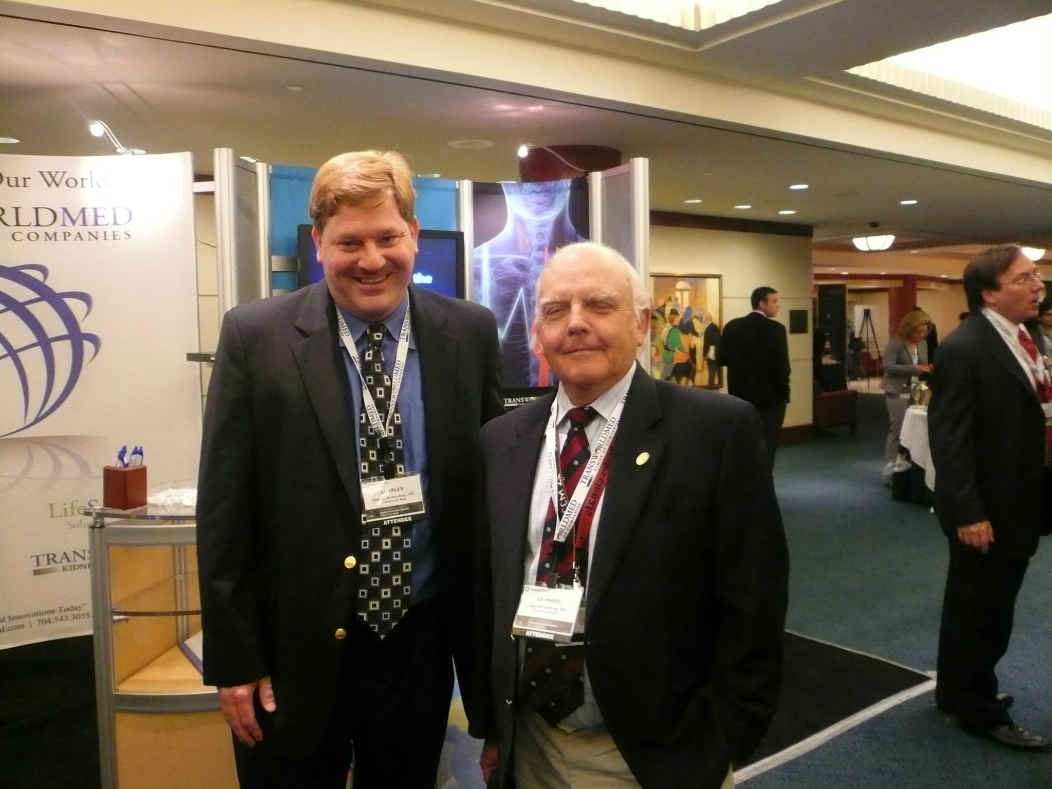 Dr. Charles Richardson and Dr. Leo Golding of both TransWorld Med and Cleveland Clinic 